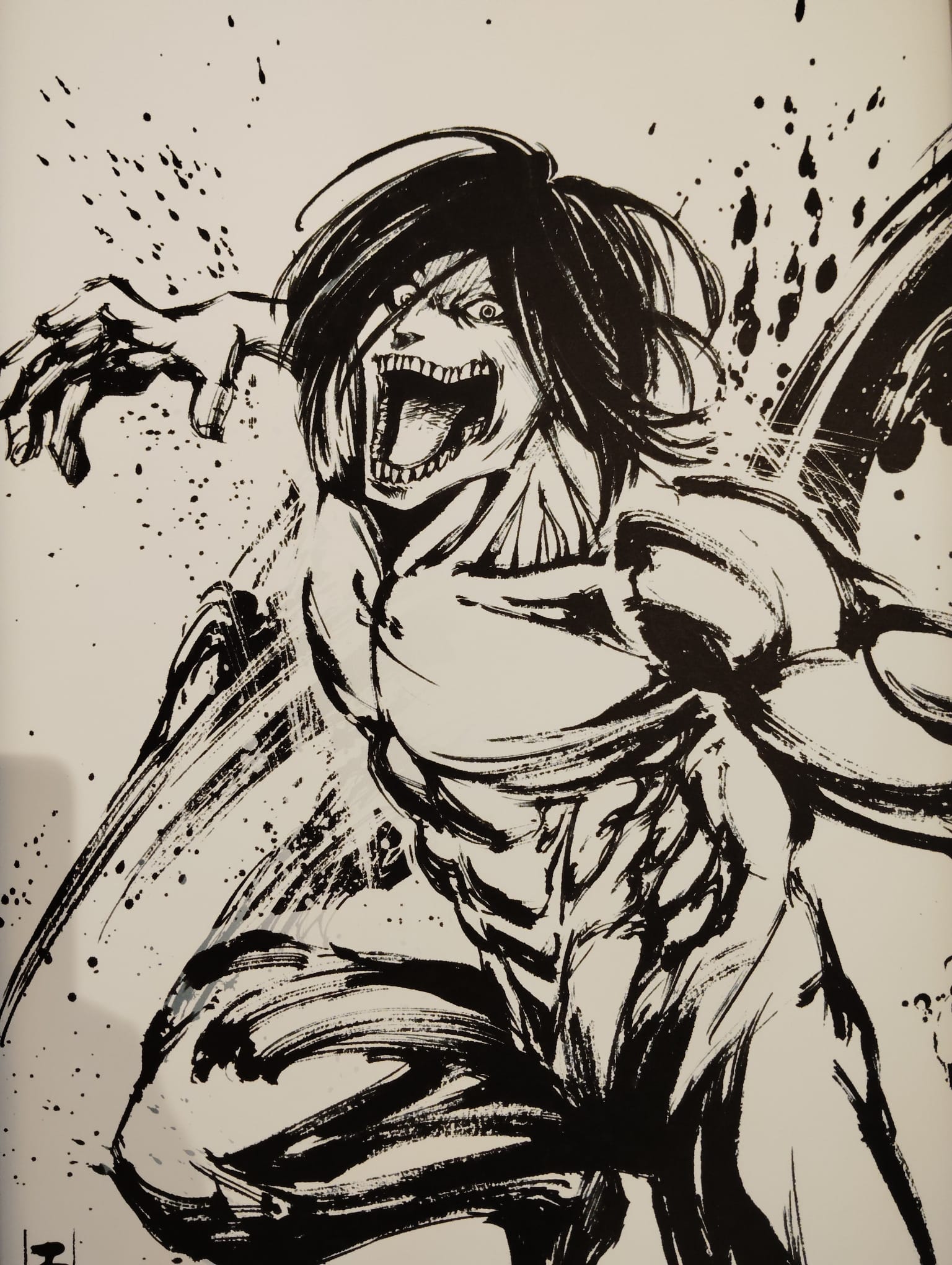 Attack on Titan Sumi-e Limited Reproduction (Eren Yeager)