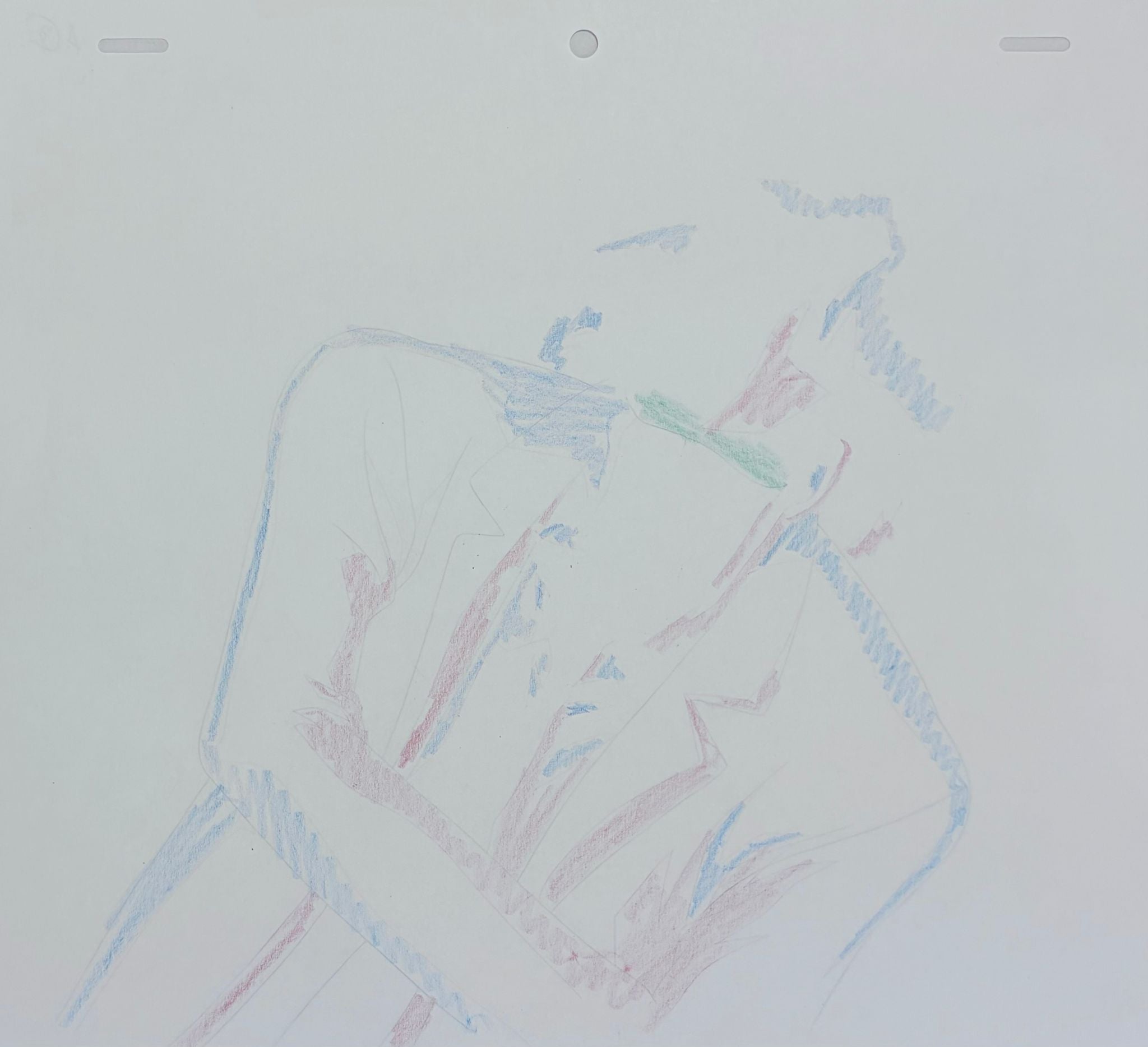 Lupin III Original Sketch (Daisuke Jigen) -6 Page Set
