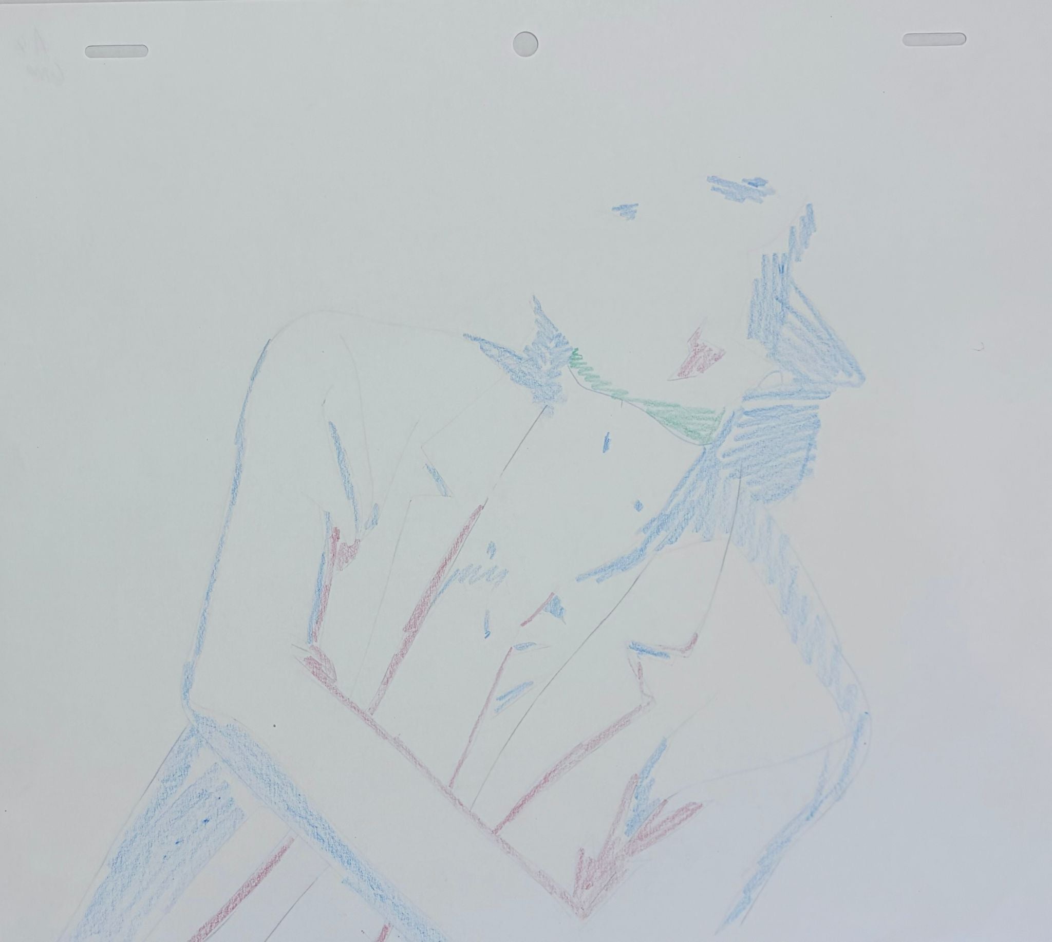 Lupin III Original Sketch (Daisuke Jigen) -6 Page Set