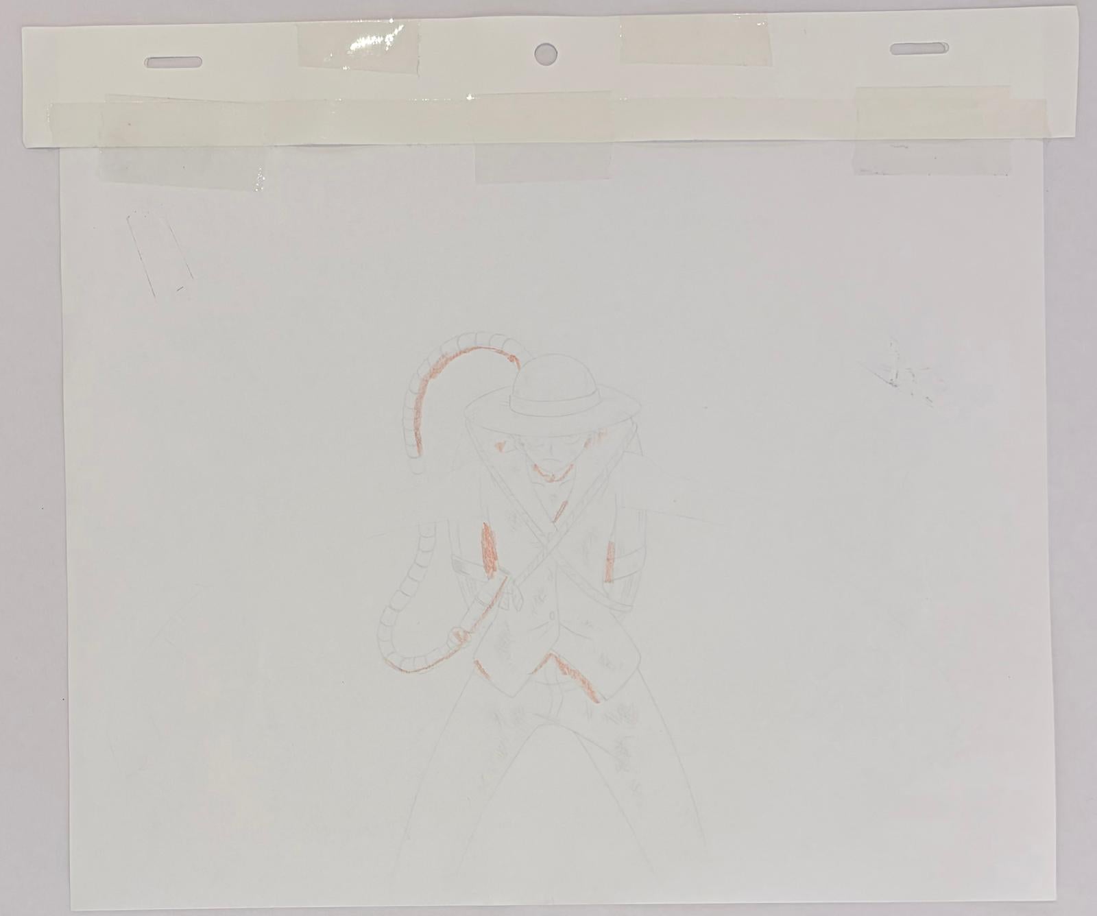 One Piece Original Drawing (Monkey D. Luffy) 3-page set