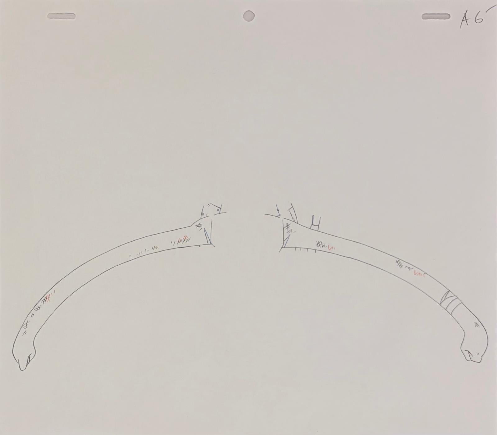 One Piece Original Drawing (Monkey D. Luffy) 2-page set