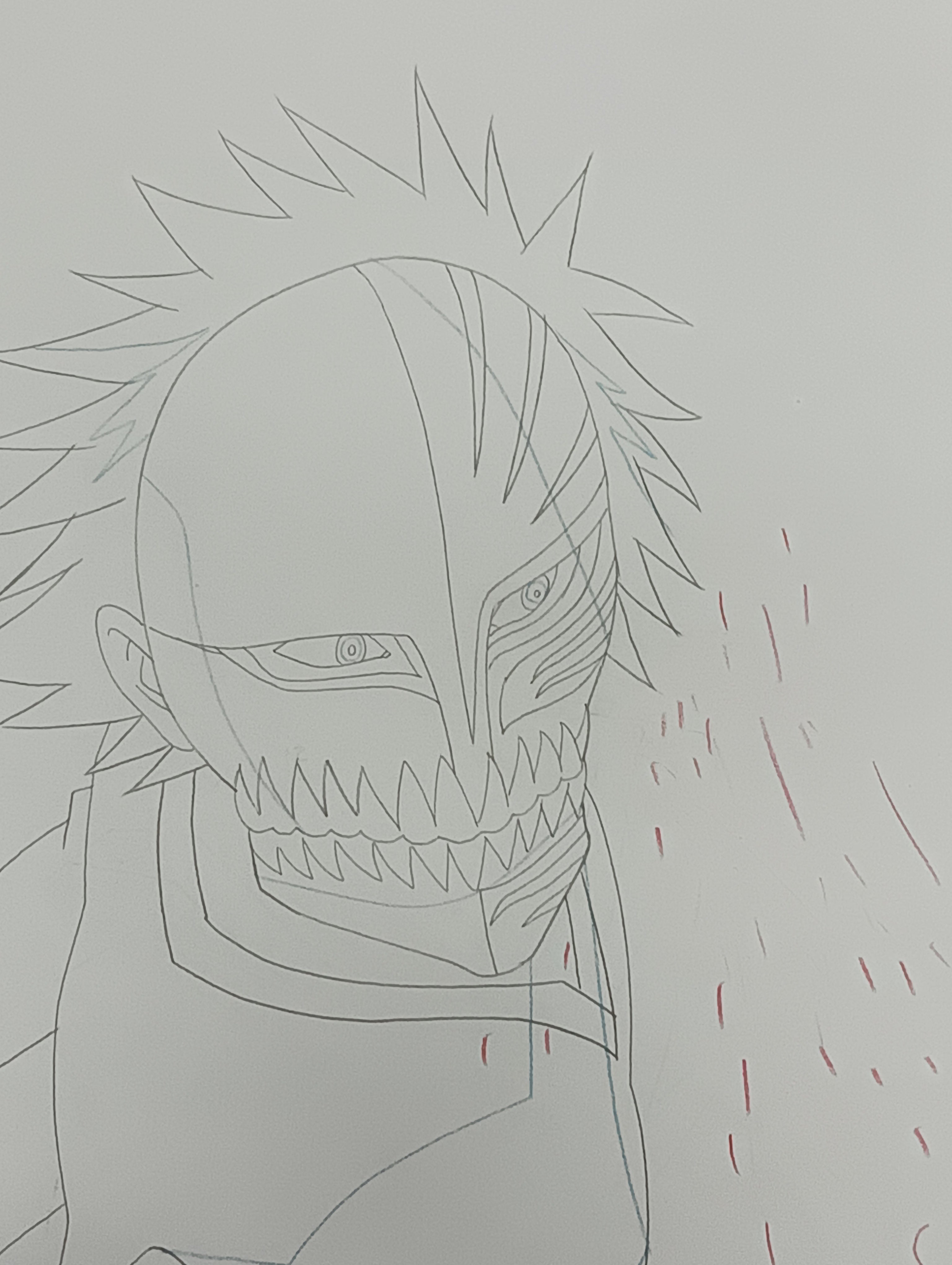 Boceto original de Bleach (Kurosaki Ichigo)