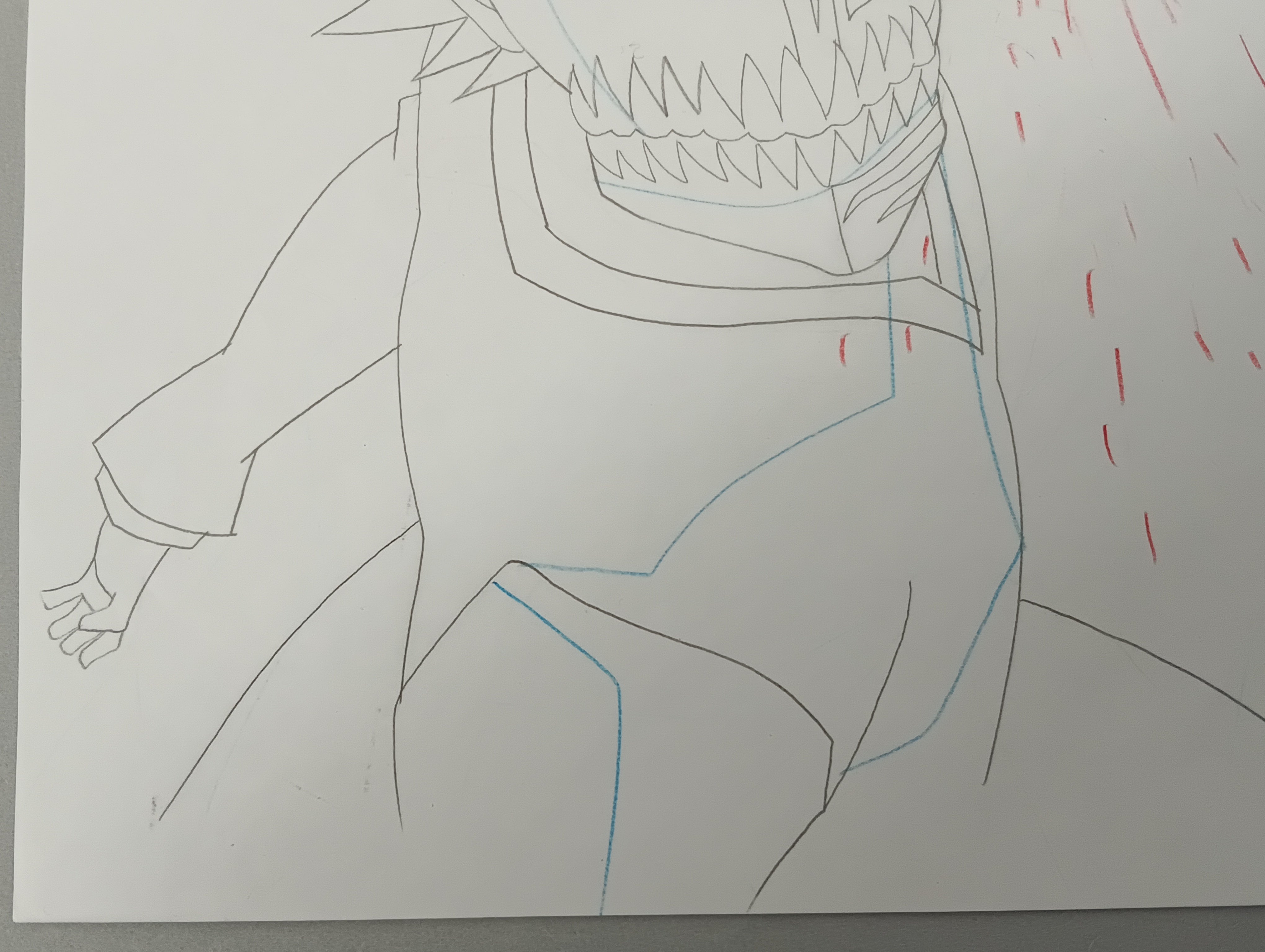 Boceto original de Bleach (Kurosaki Ichigo)