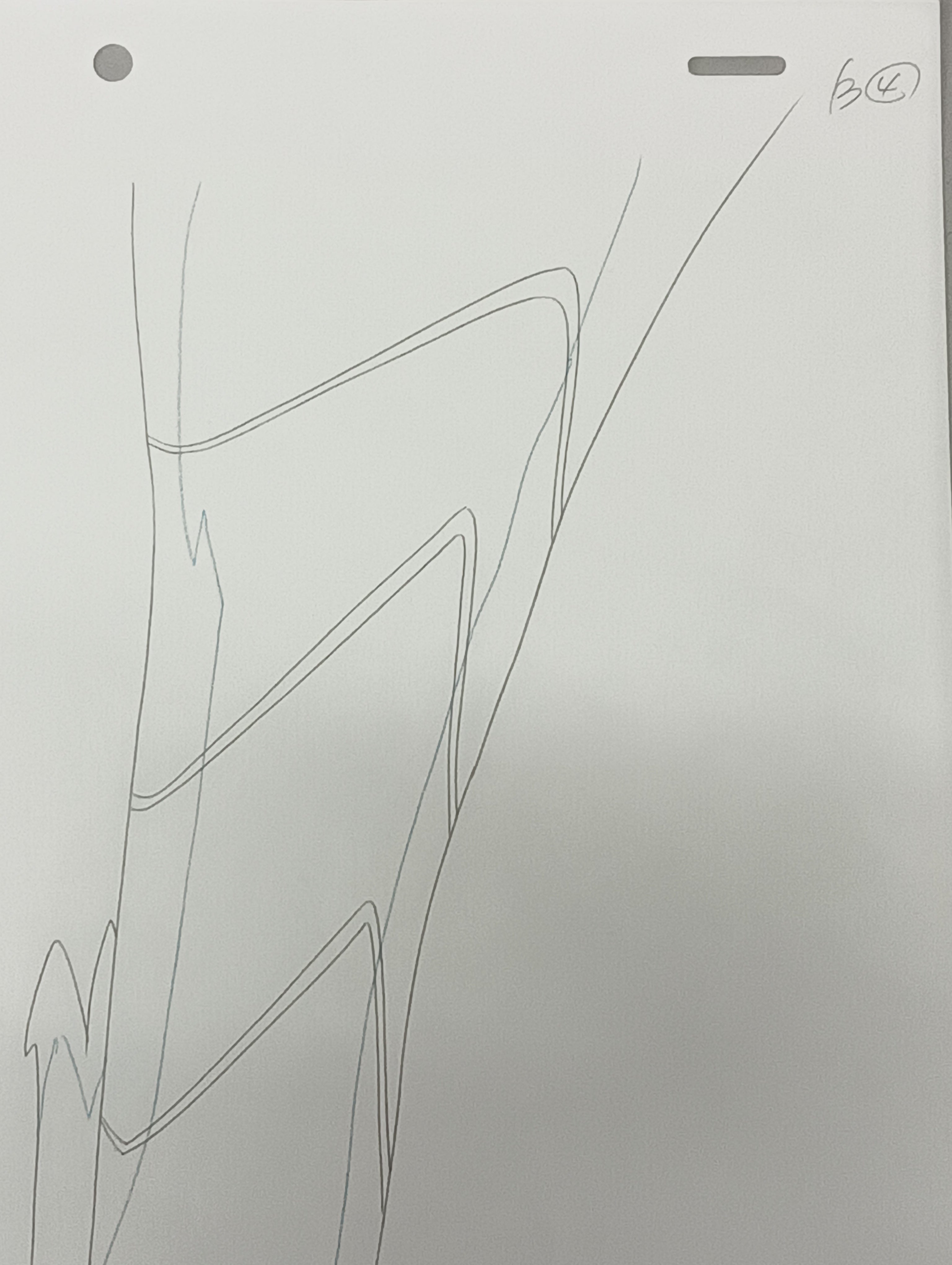 Boceto original de Bleach (Kurosaki Ichigo)