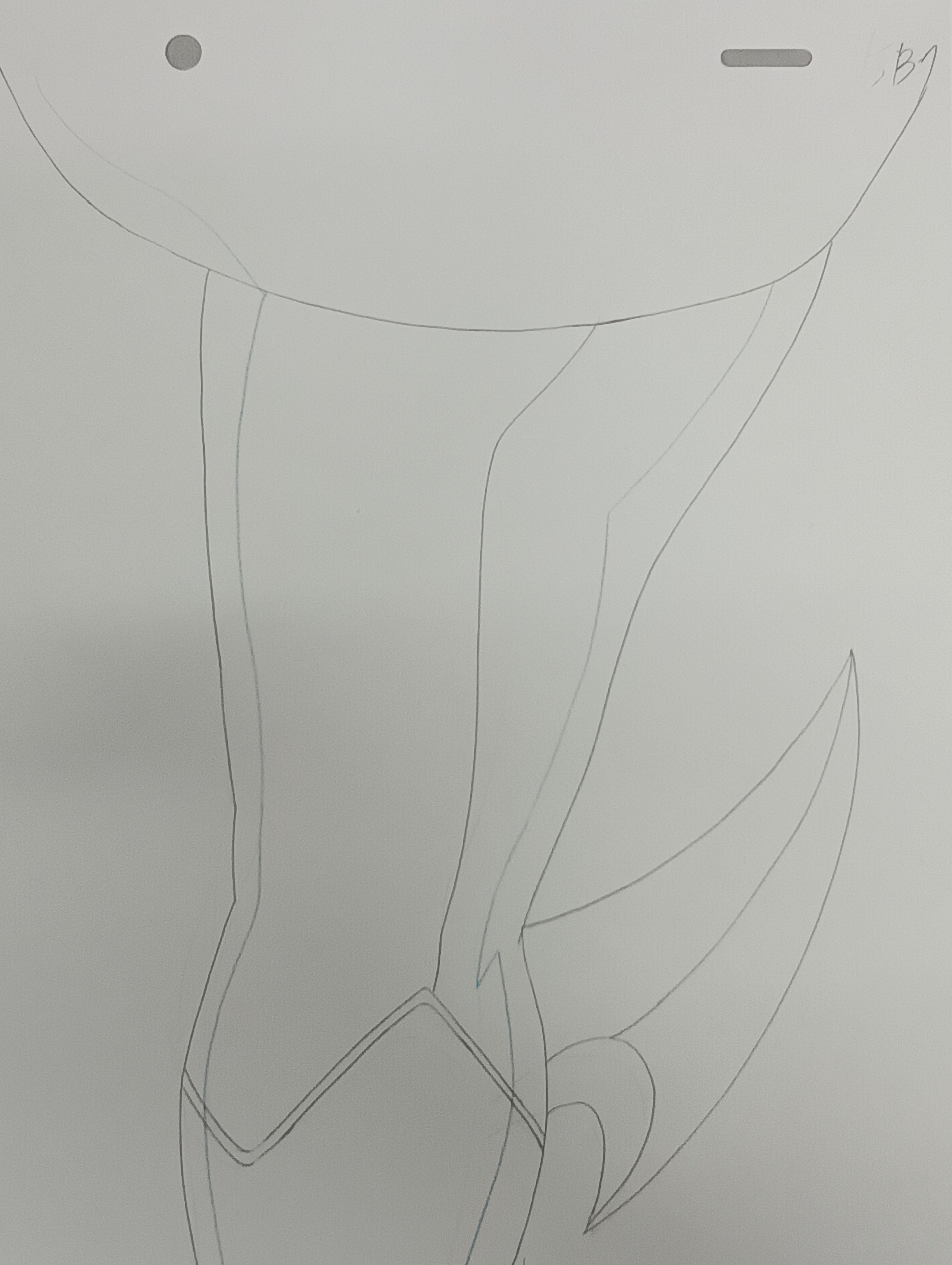 Boceto original de Bleach (Kurosaki Ichigo)