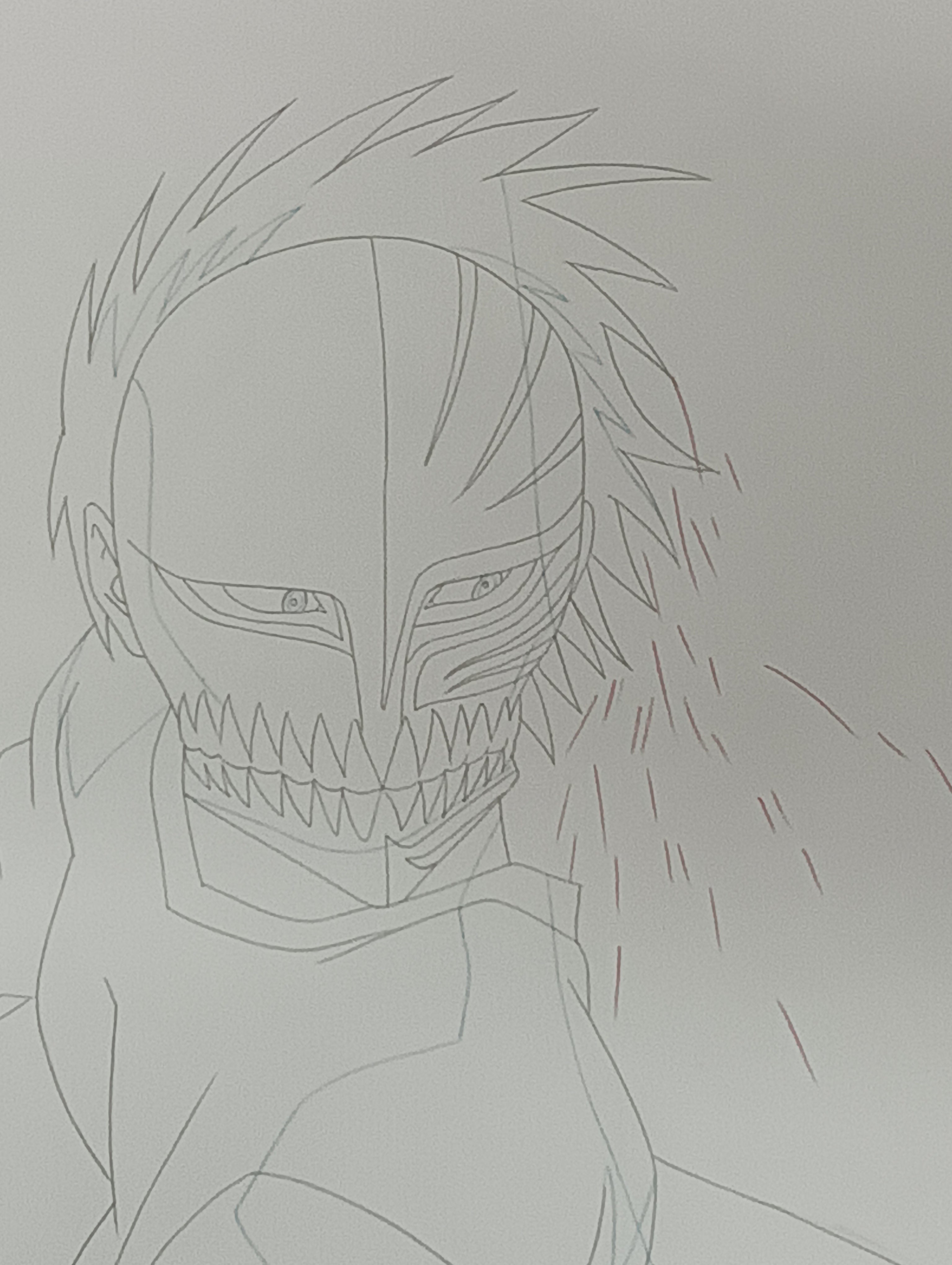 Boceto original de Bleach (Kurosaki Ichigo)