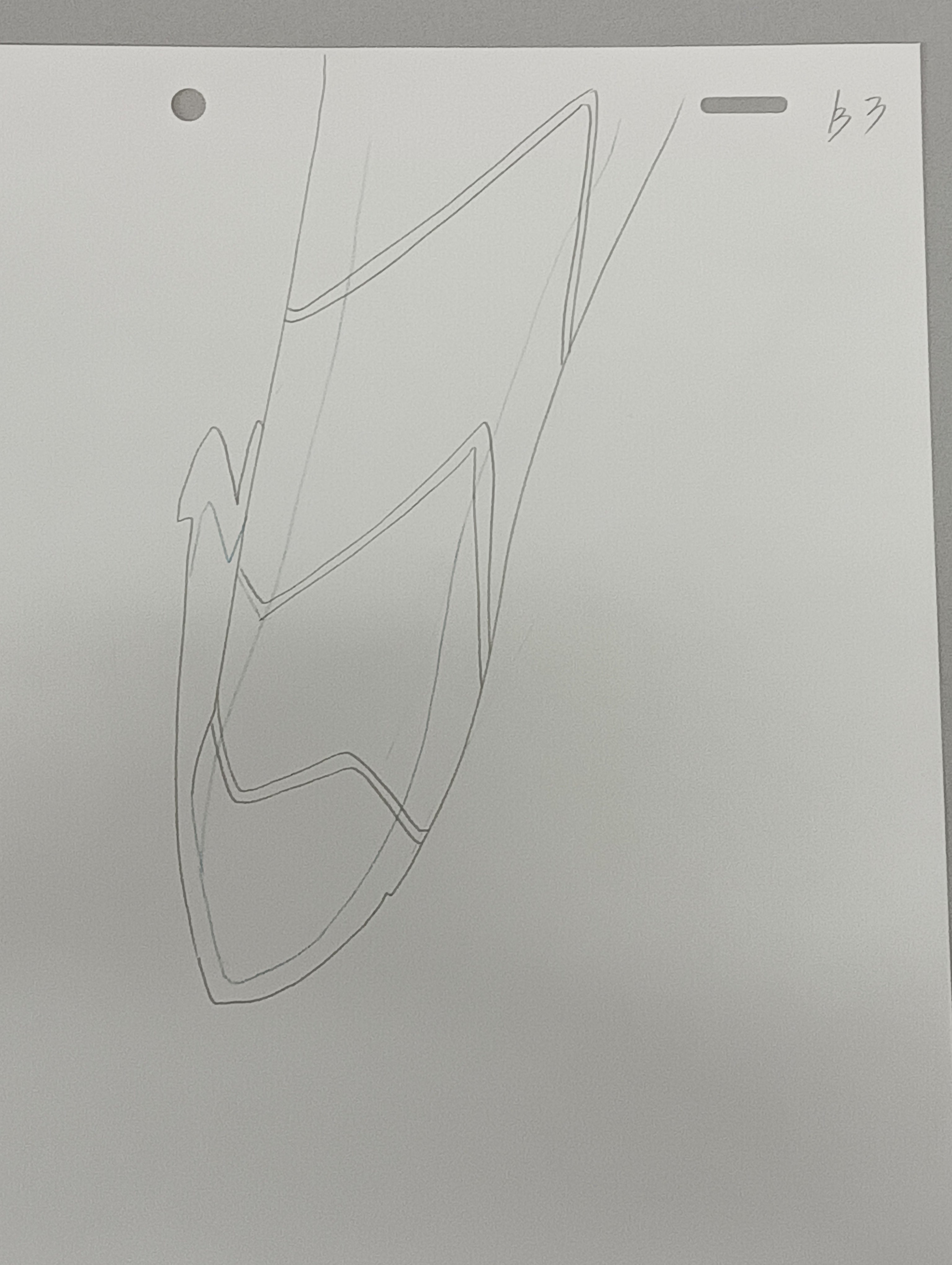 Boceto original de Bleach (Kurosaki Ichigo)