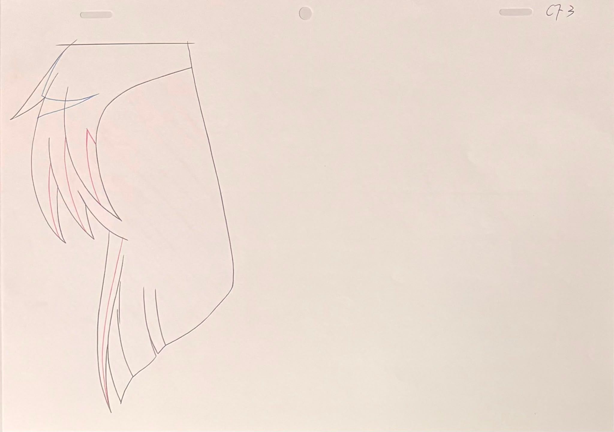 Higurashi When They Cry Original Genga & Douga (Ryugu Rena) 3-Page Set