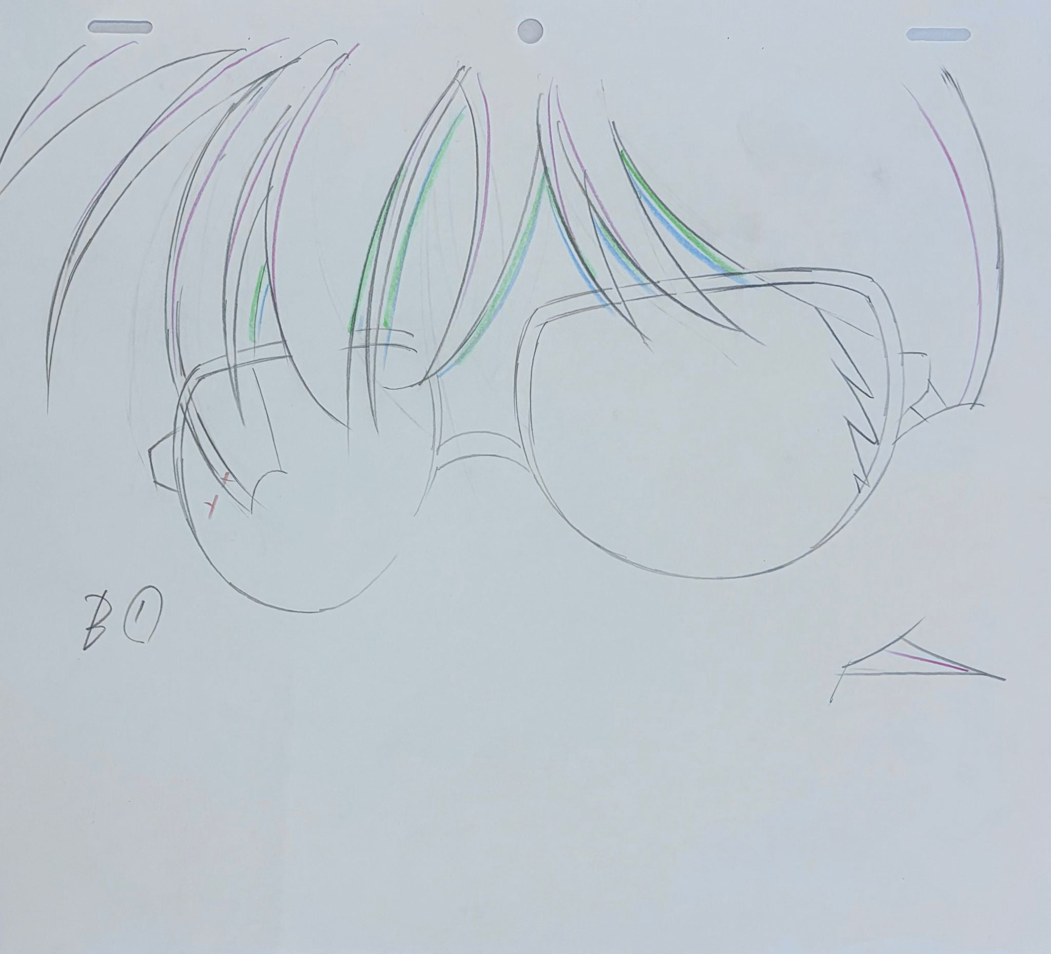 Detective Conan Original Drawing (Conan Edogawa) 3 Page Set