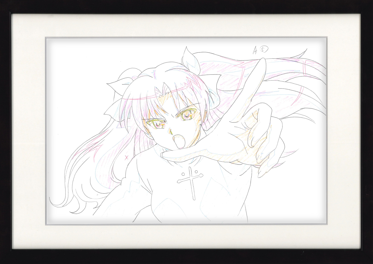 Fate/stay night 2006 Original Drawing 2-Page Set (Rin Tohsaka)