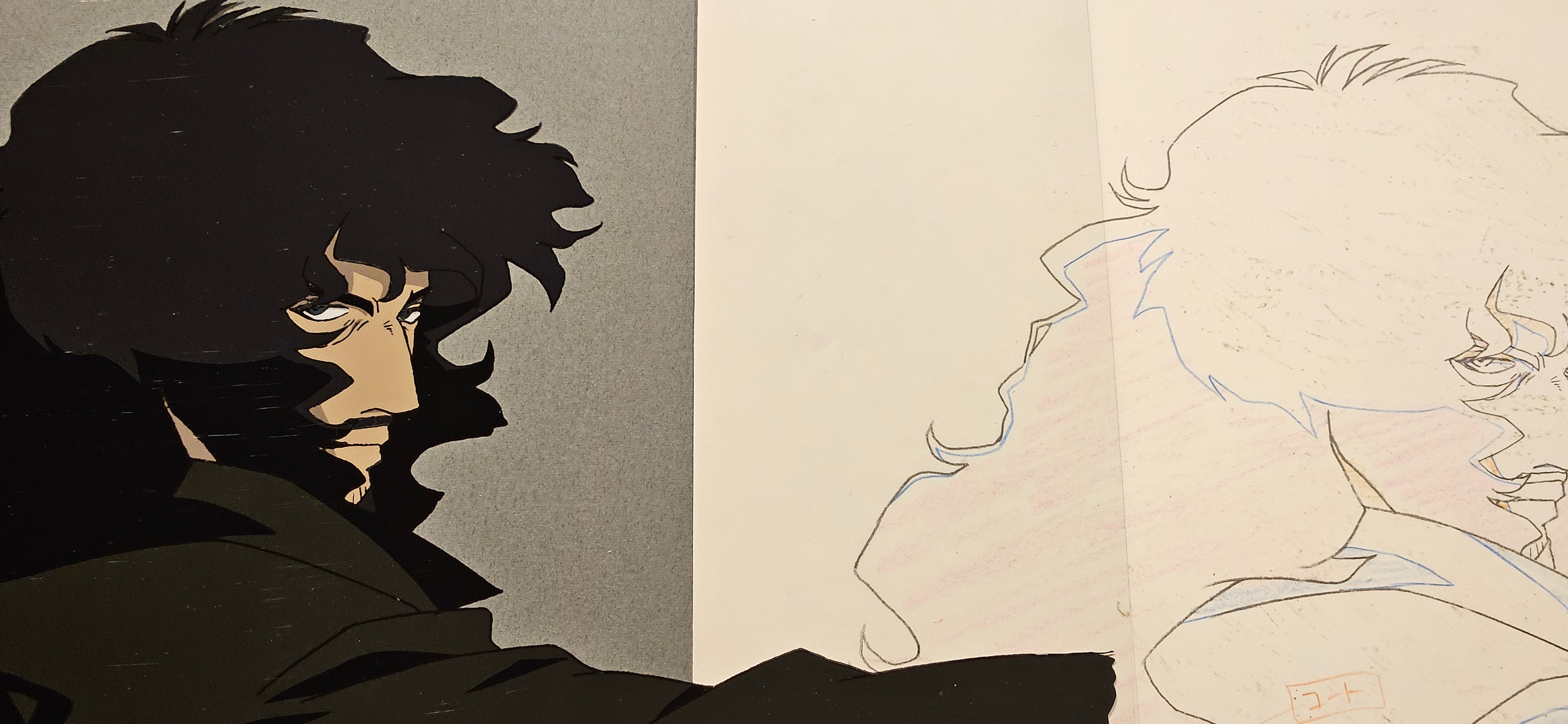 Cowboy Bebop Original Cel and Sketch (Vicious)
