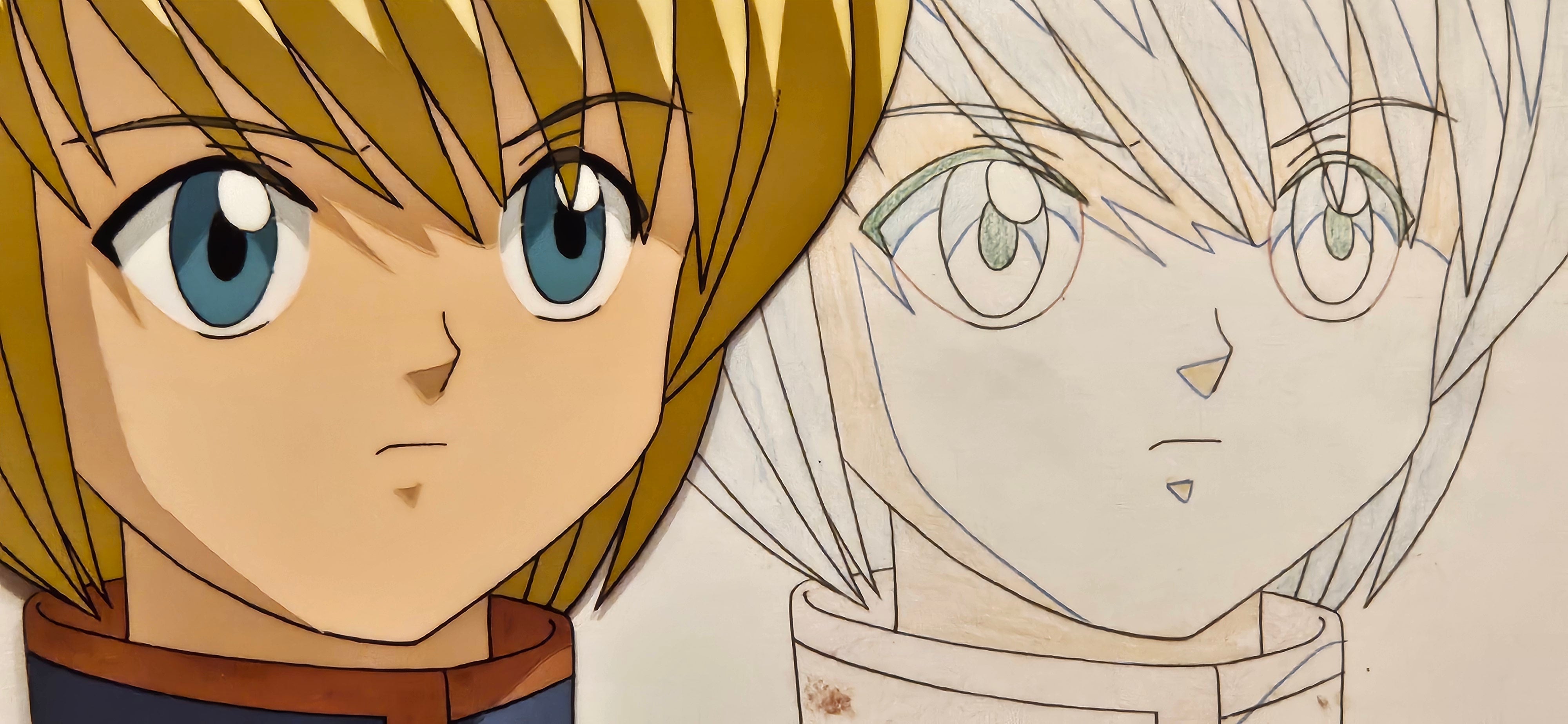 Celda y boceto originales de Hunter x Hunter (Kurapika)