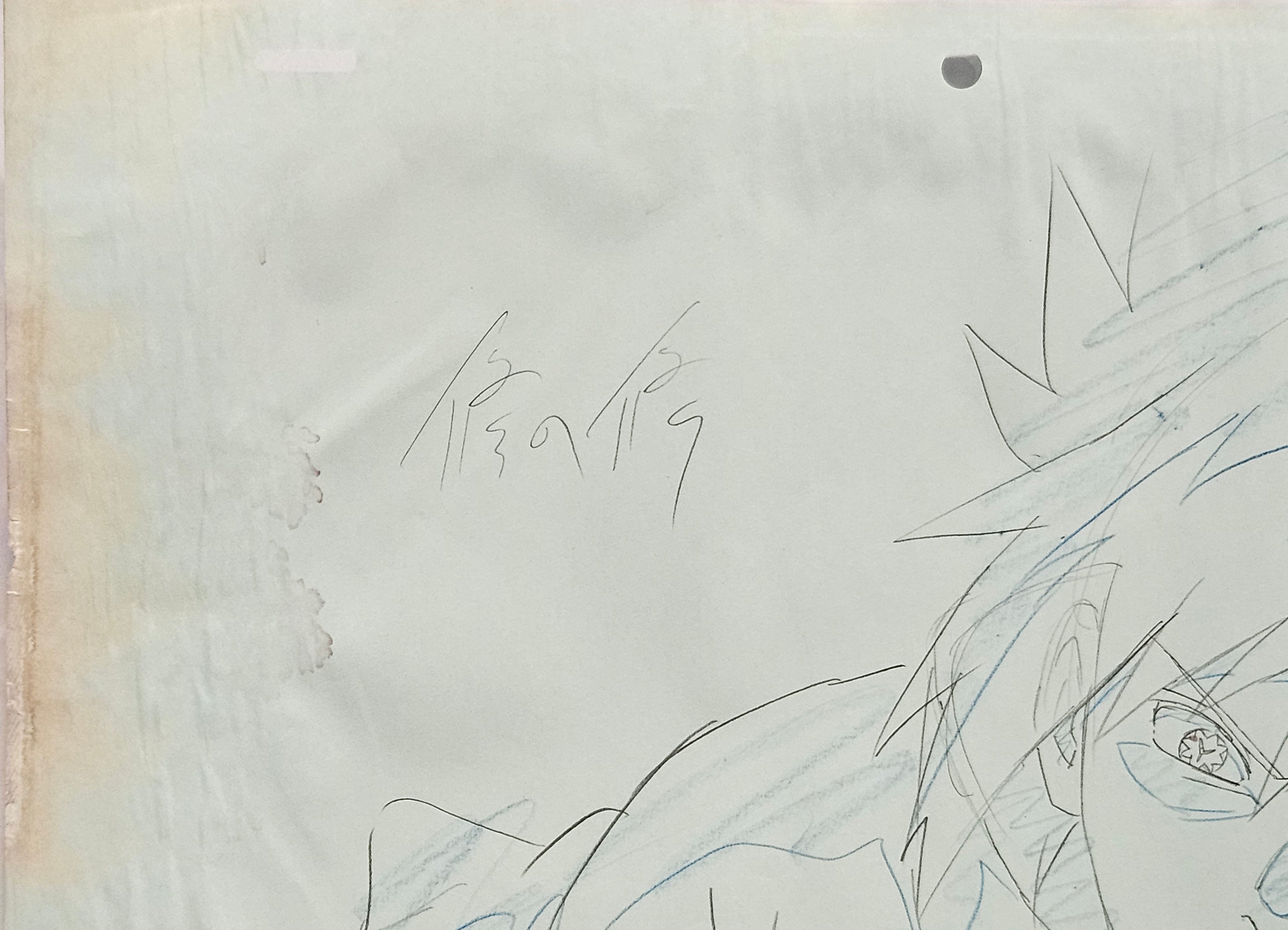 火影忍者原画（鸣人对战佐助）