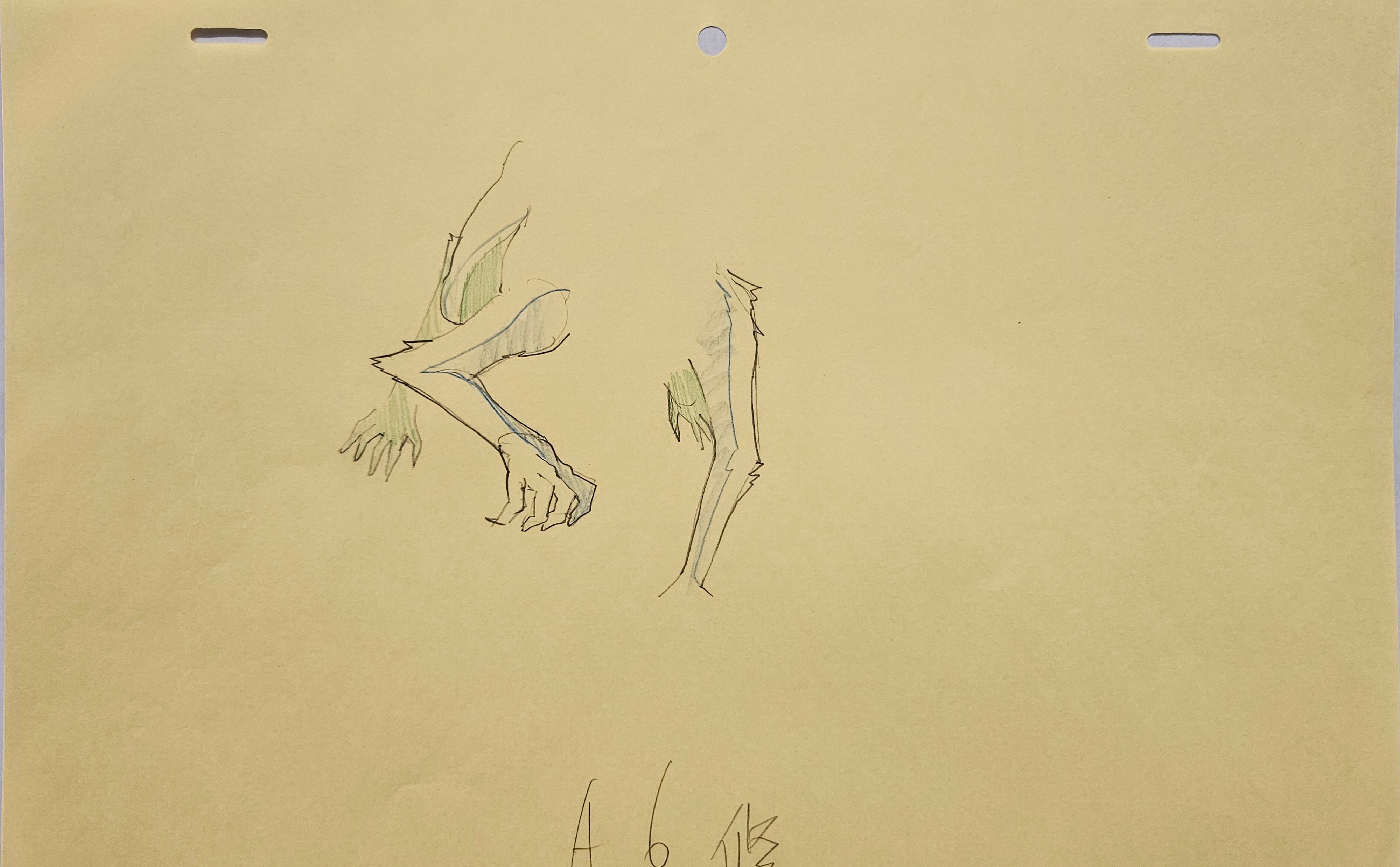 Naruto Original Sketch (Kurama/Nine-Tailed Demon Fox)