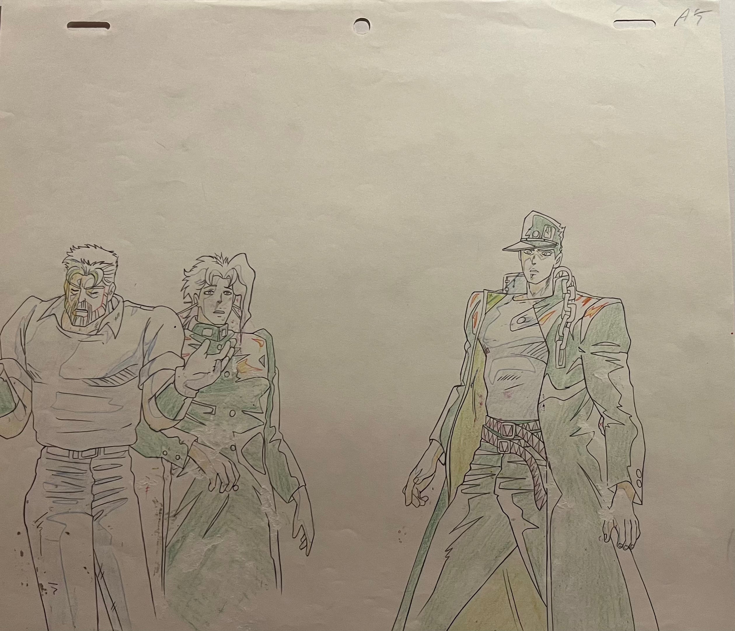 JoJo's Bizarre Adventure (Joseph, Kakyoin, and Jotaro)
