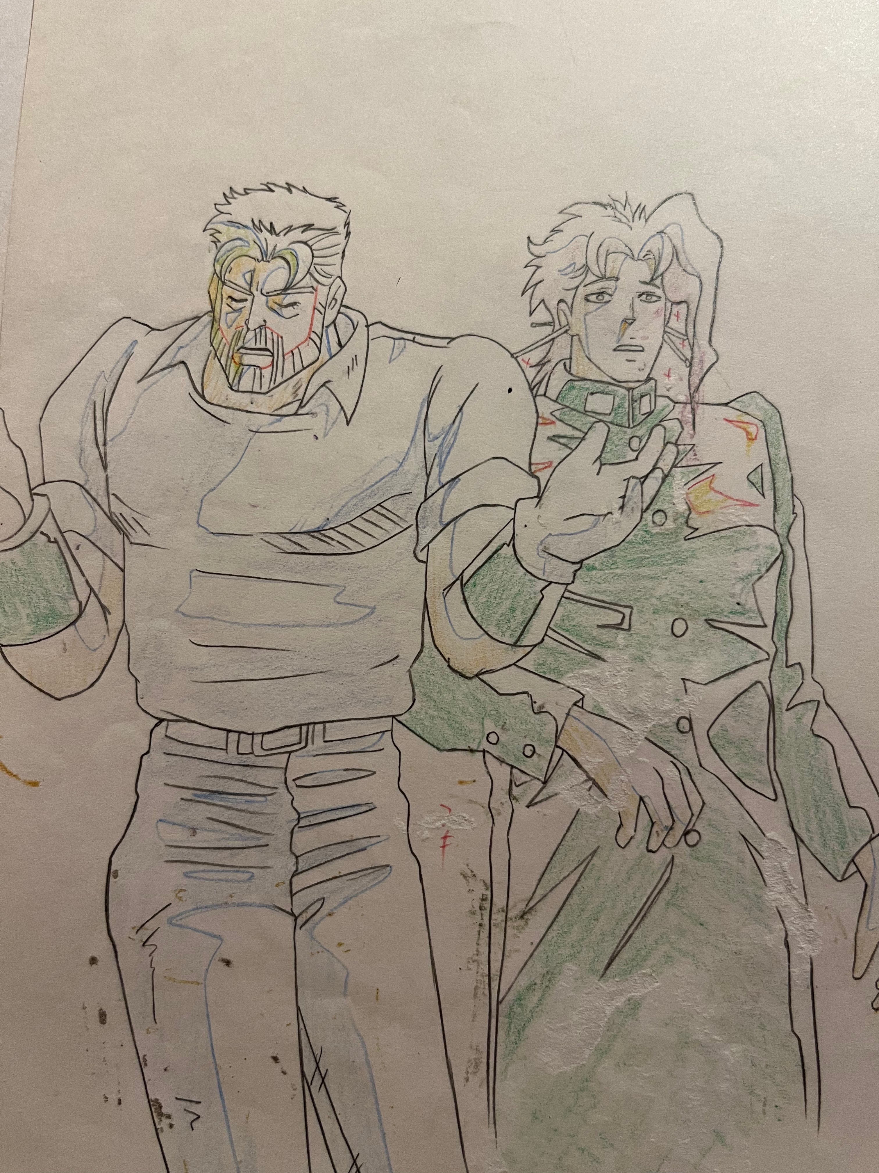 JoJo's Bizarre Adventure (Joseph, Kakyoin, and Jotaro)