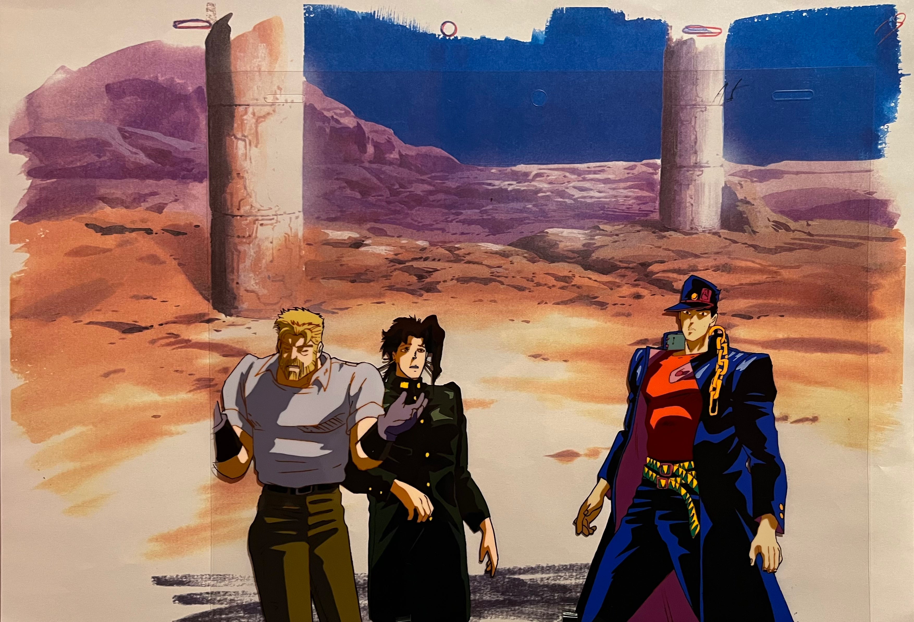 JoJo's Bizarre Adventure (Joseph, Kakyoin, and Jotaro)