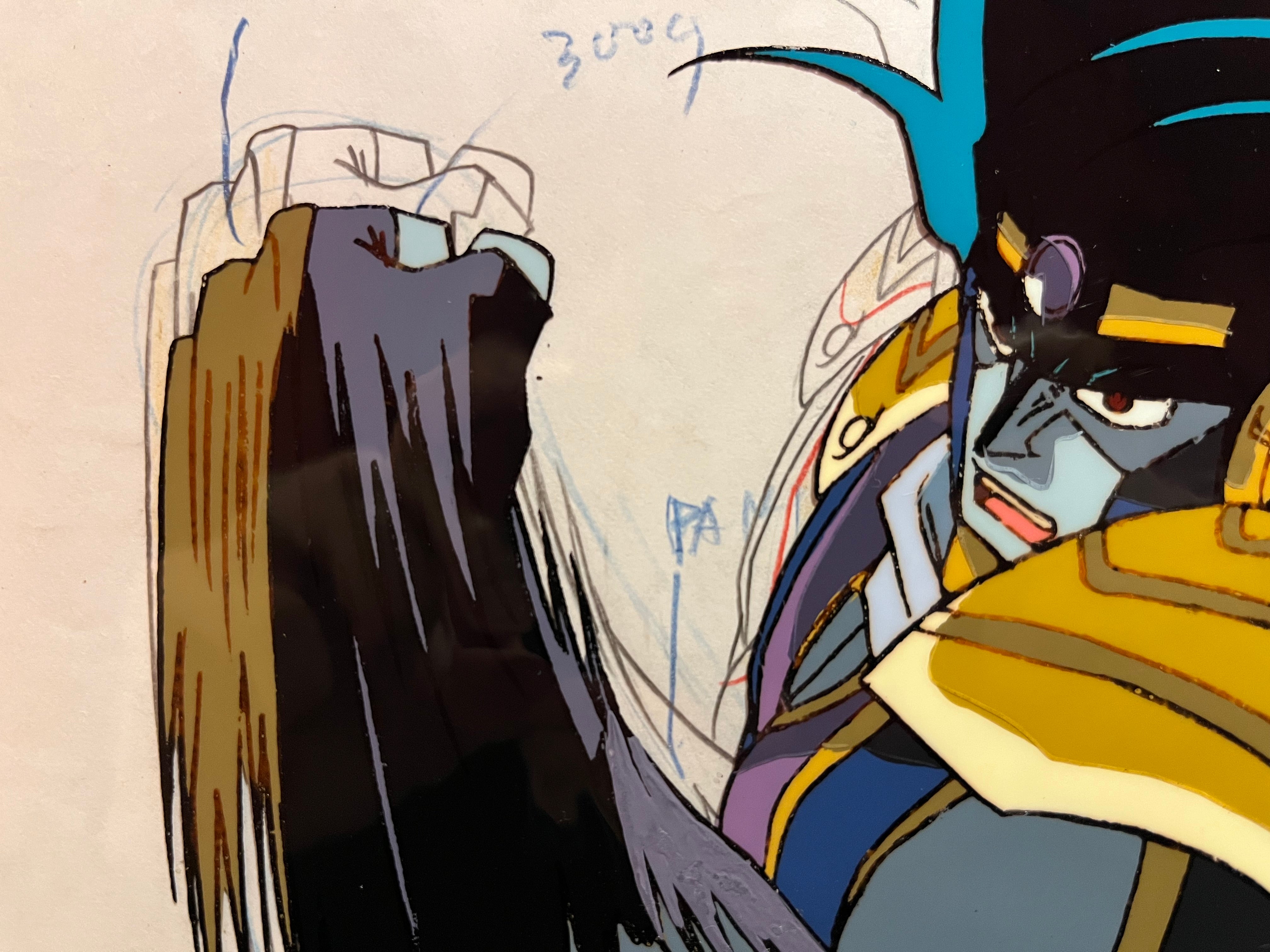 Celdas y bocetos de JoJo's Bizarre Adventure (Star Platinum)