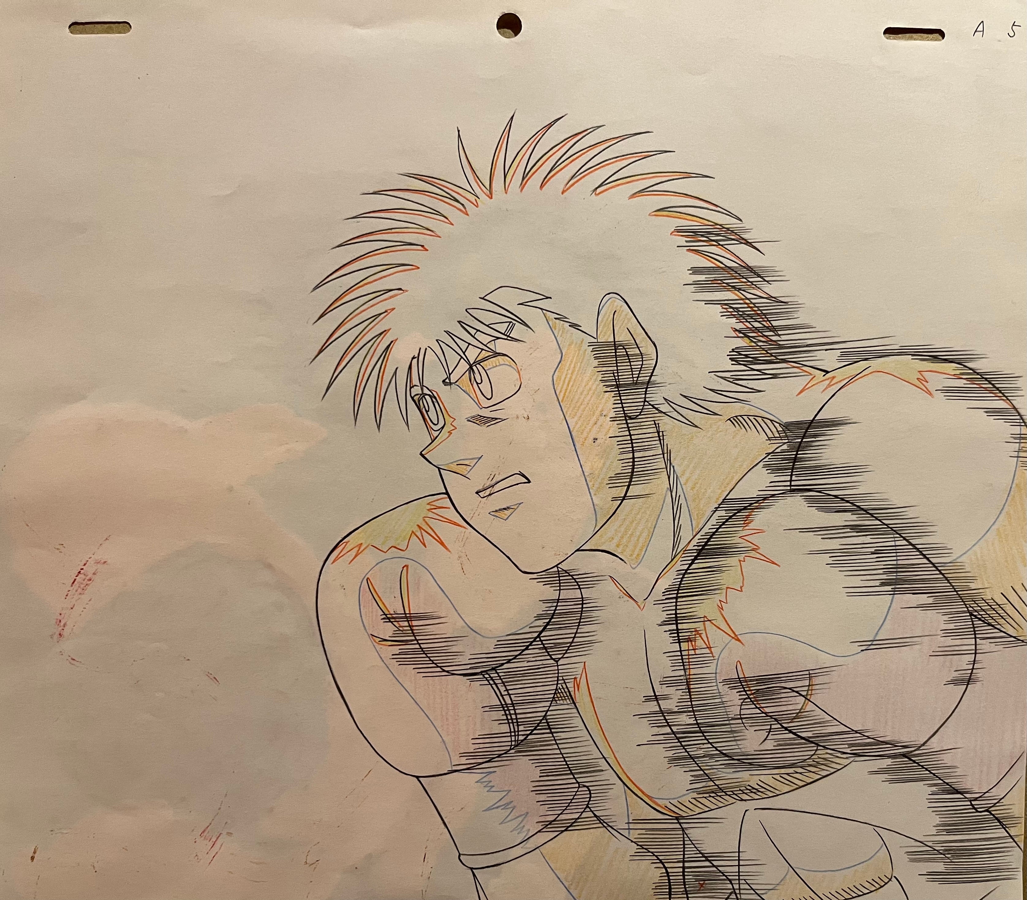 Hajime No Ippo Original Cels and Sketch (Hajime)