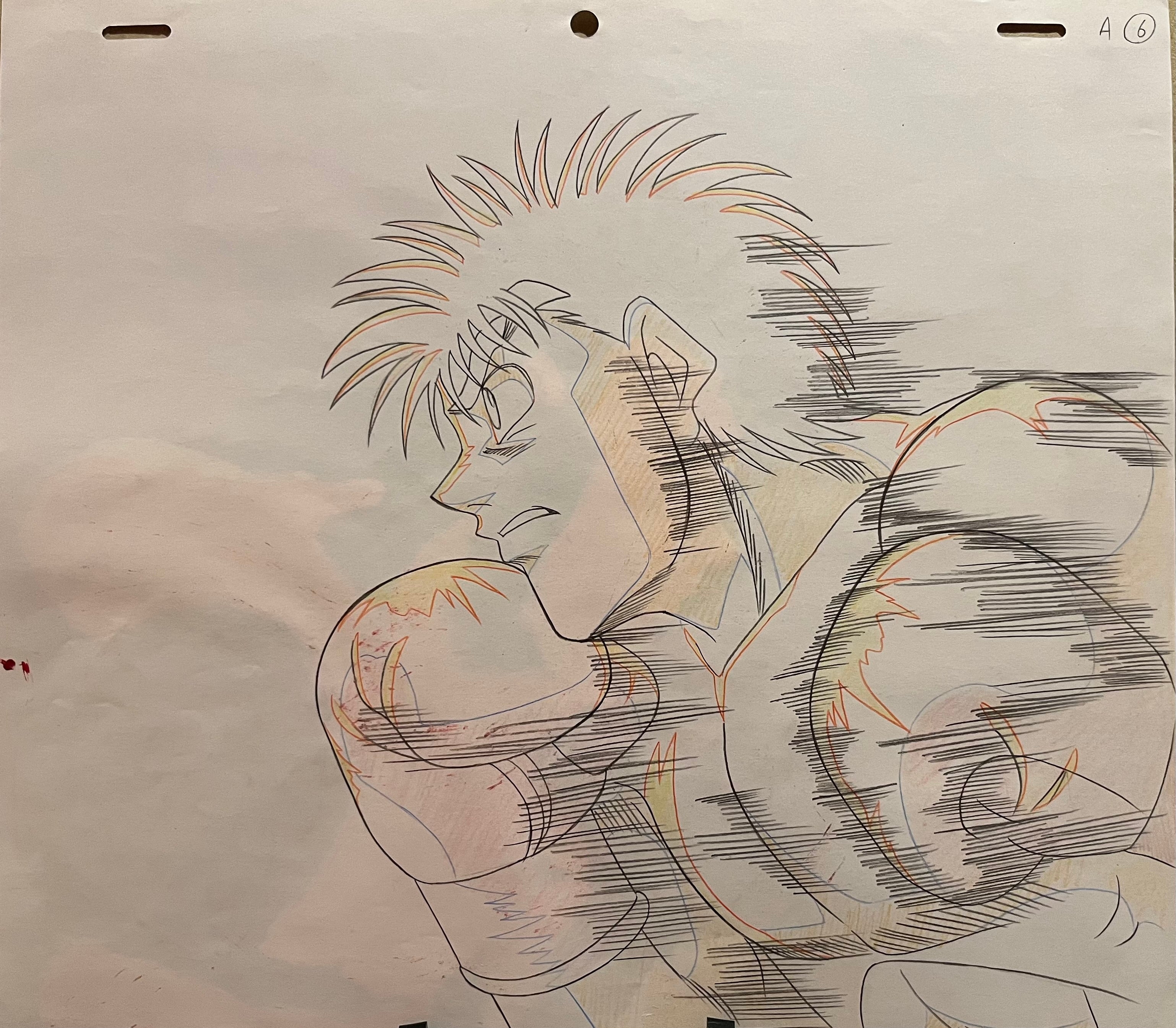 Hajime No Ippo Original Cels and Sketch (Hajime)