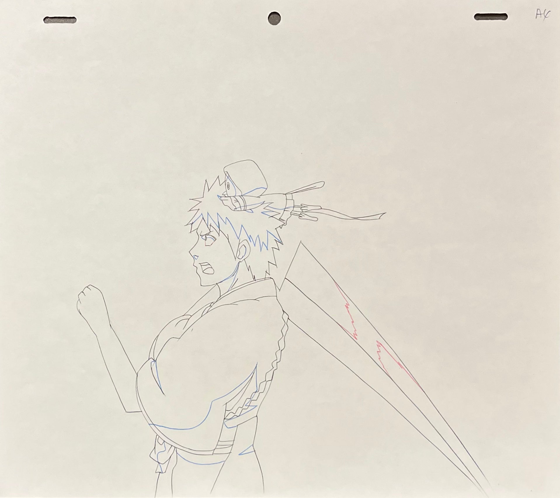 Boceto original de Bleach (Kurosaki Ichigo)
