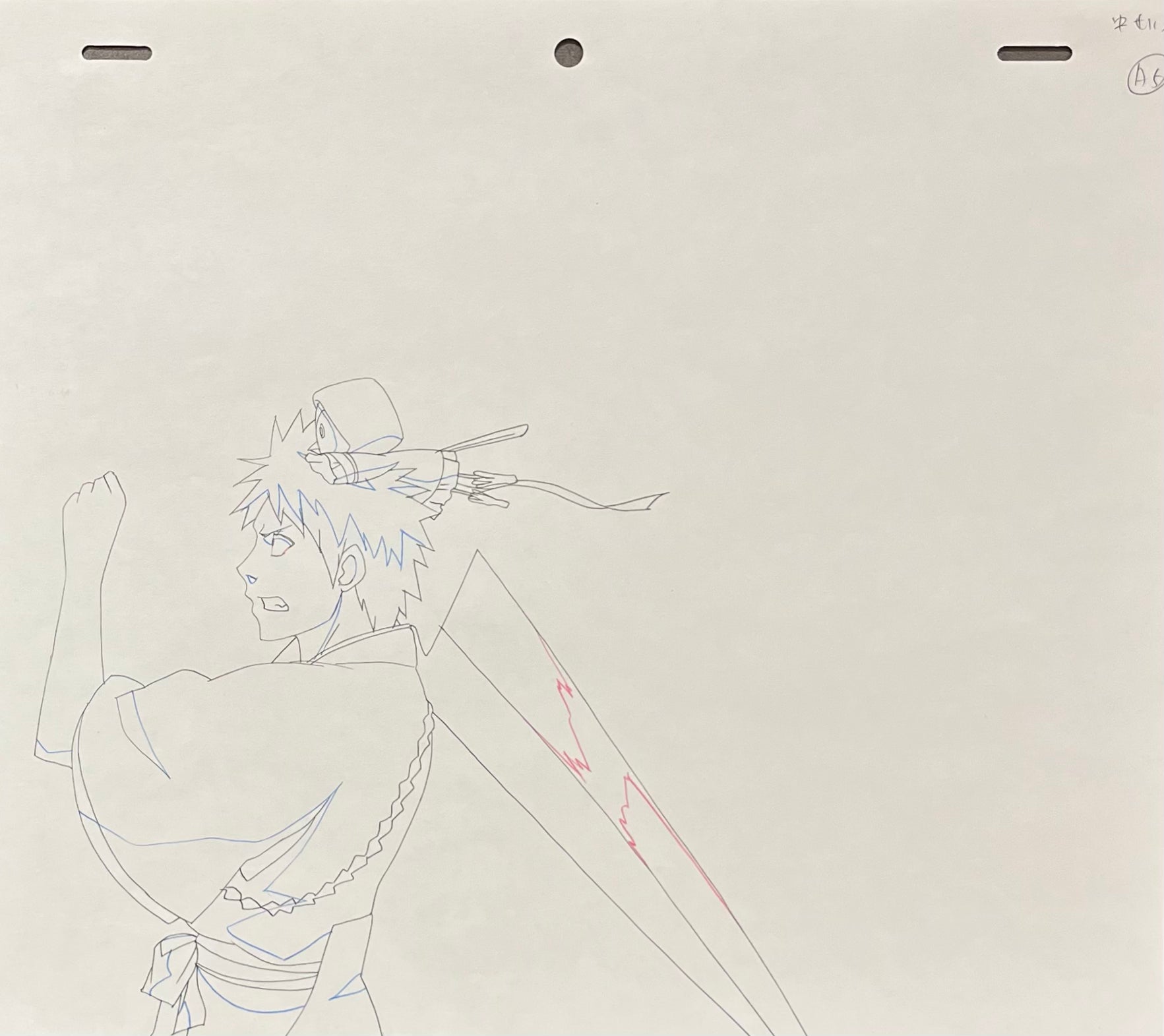 Boceto original de Bleach (Kurosaki Ichigo)