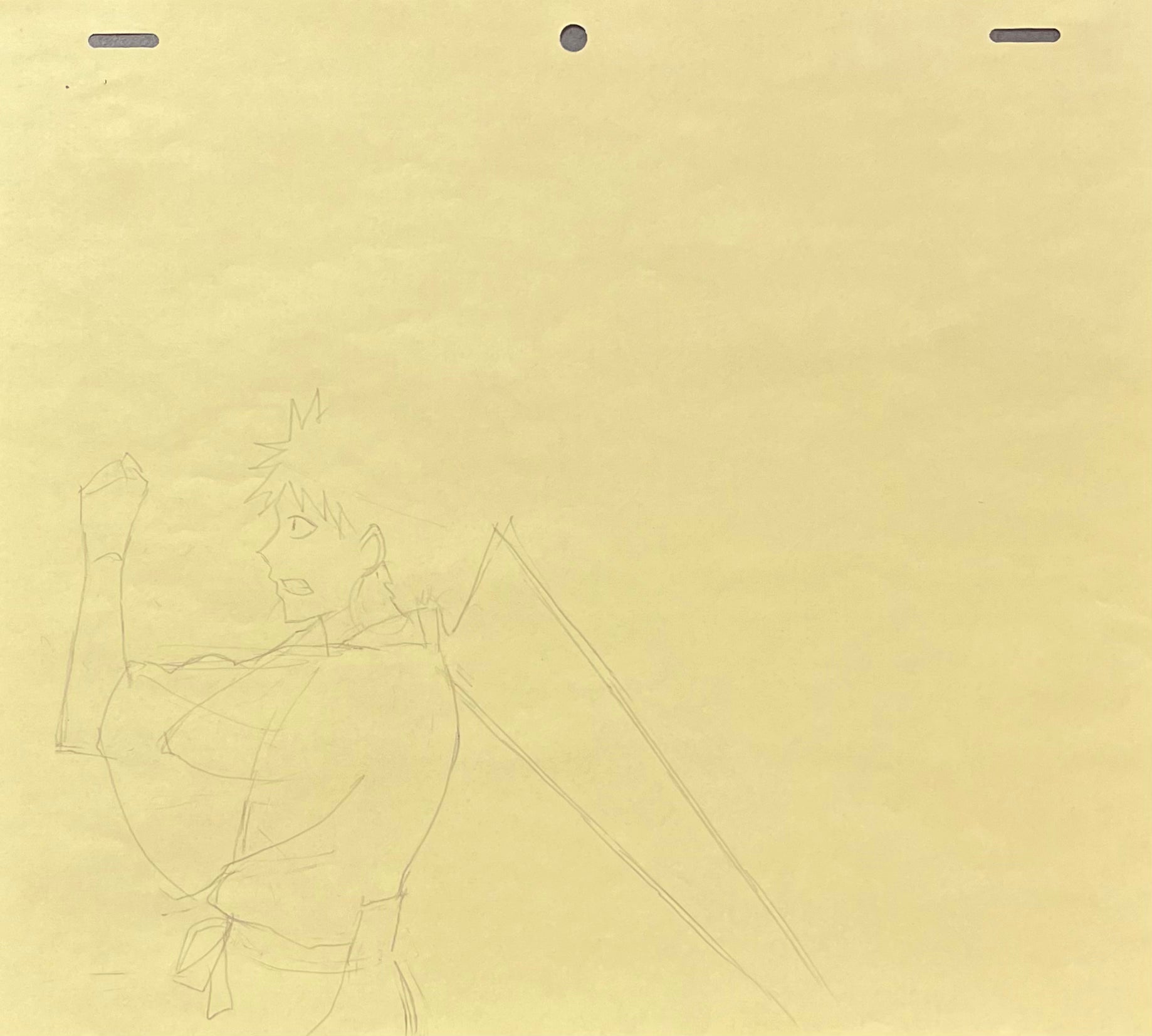 Boceto original de Bleach (Kurosaki Ichigo)