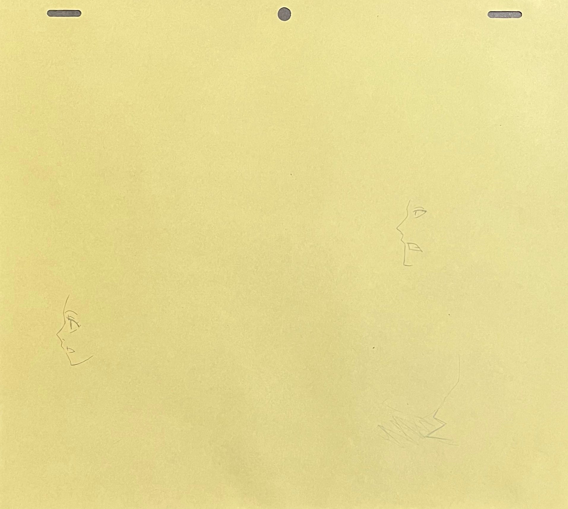 Boceto original de Bleach (Renji, Orihime)