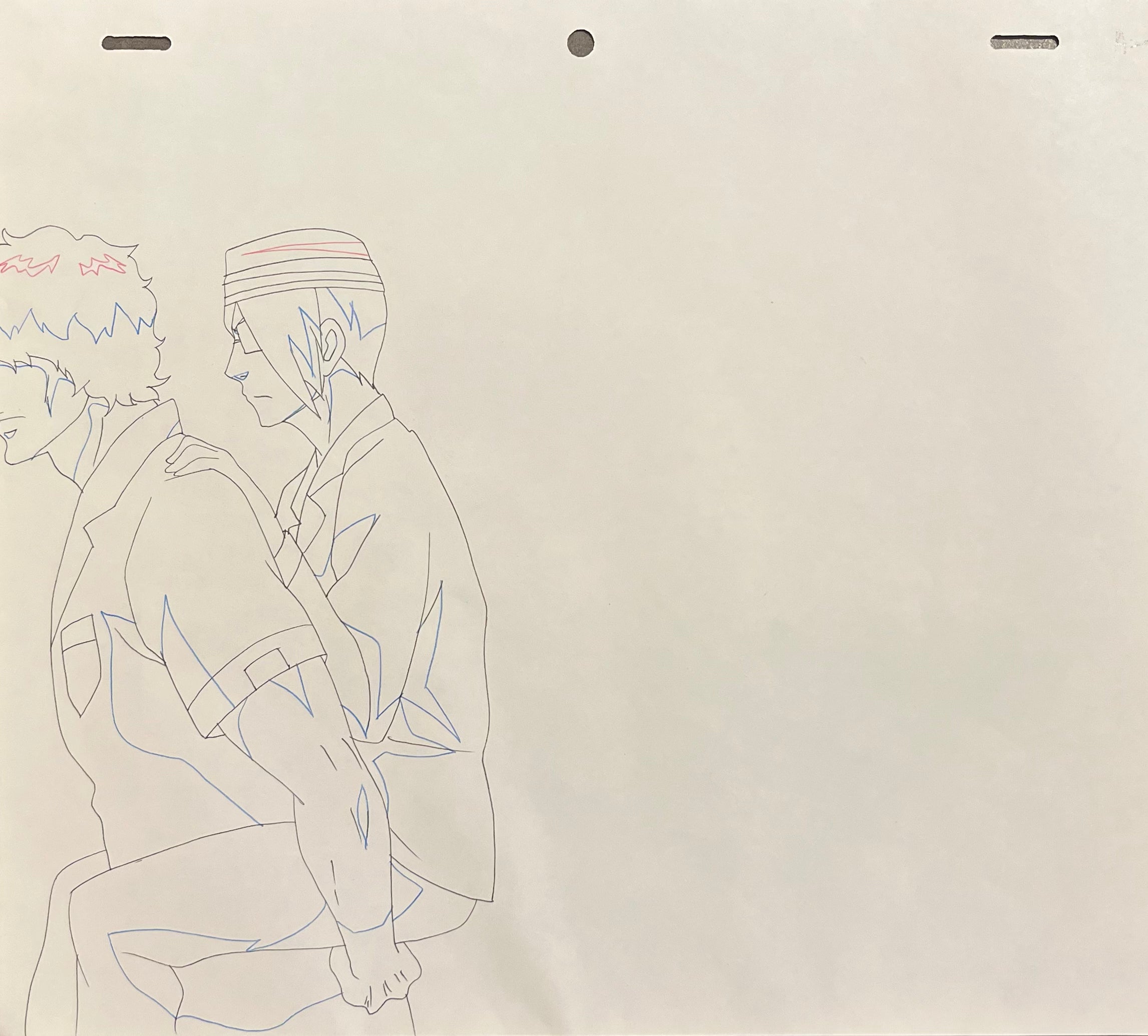 Boceto original de Bleach (Sado, Ishida)