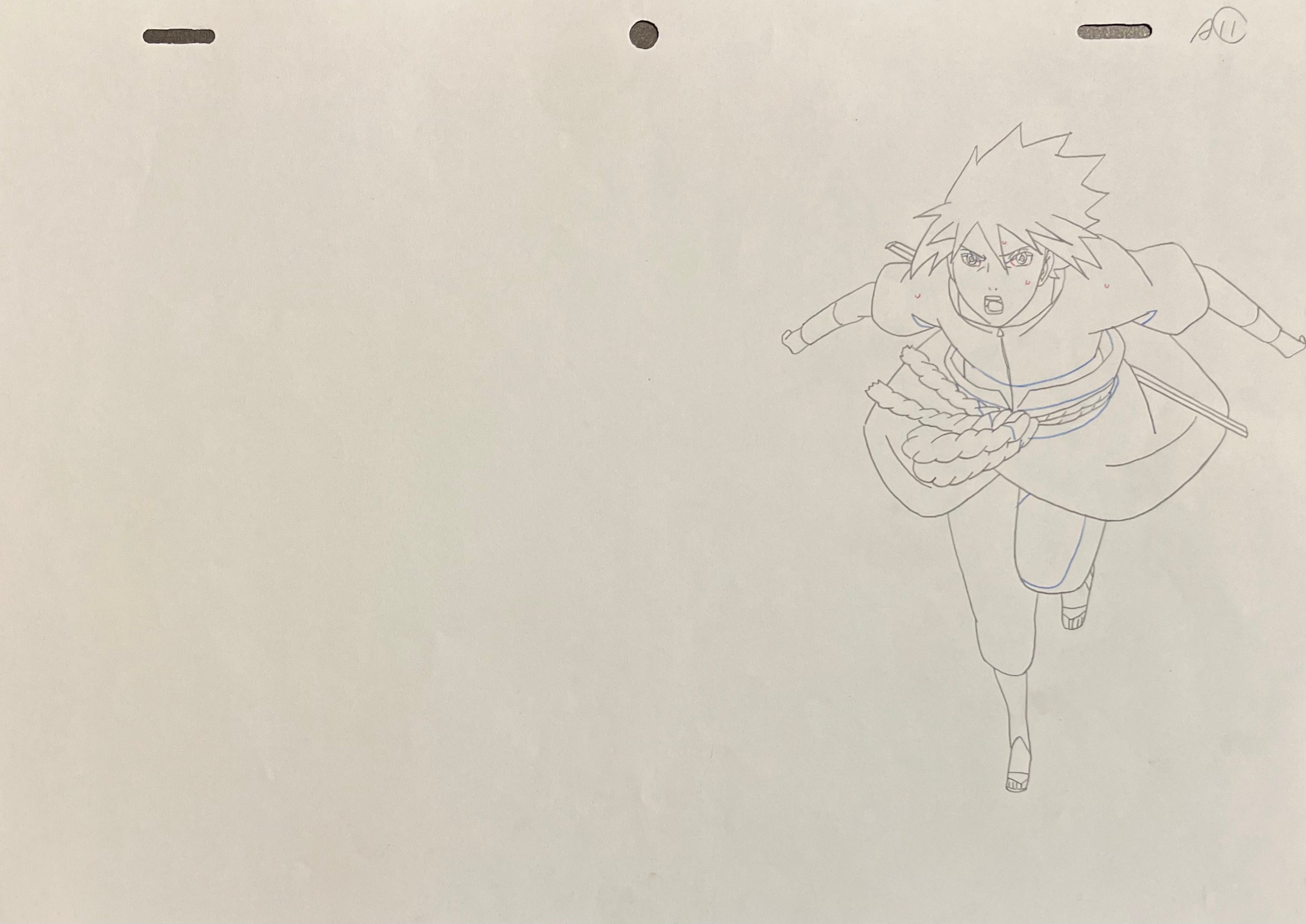 Naruto Original Sketch (Sasuke)