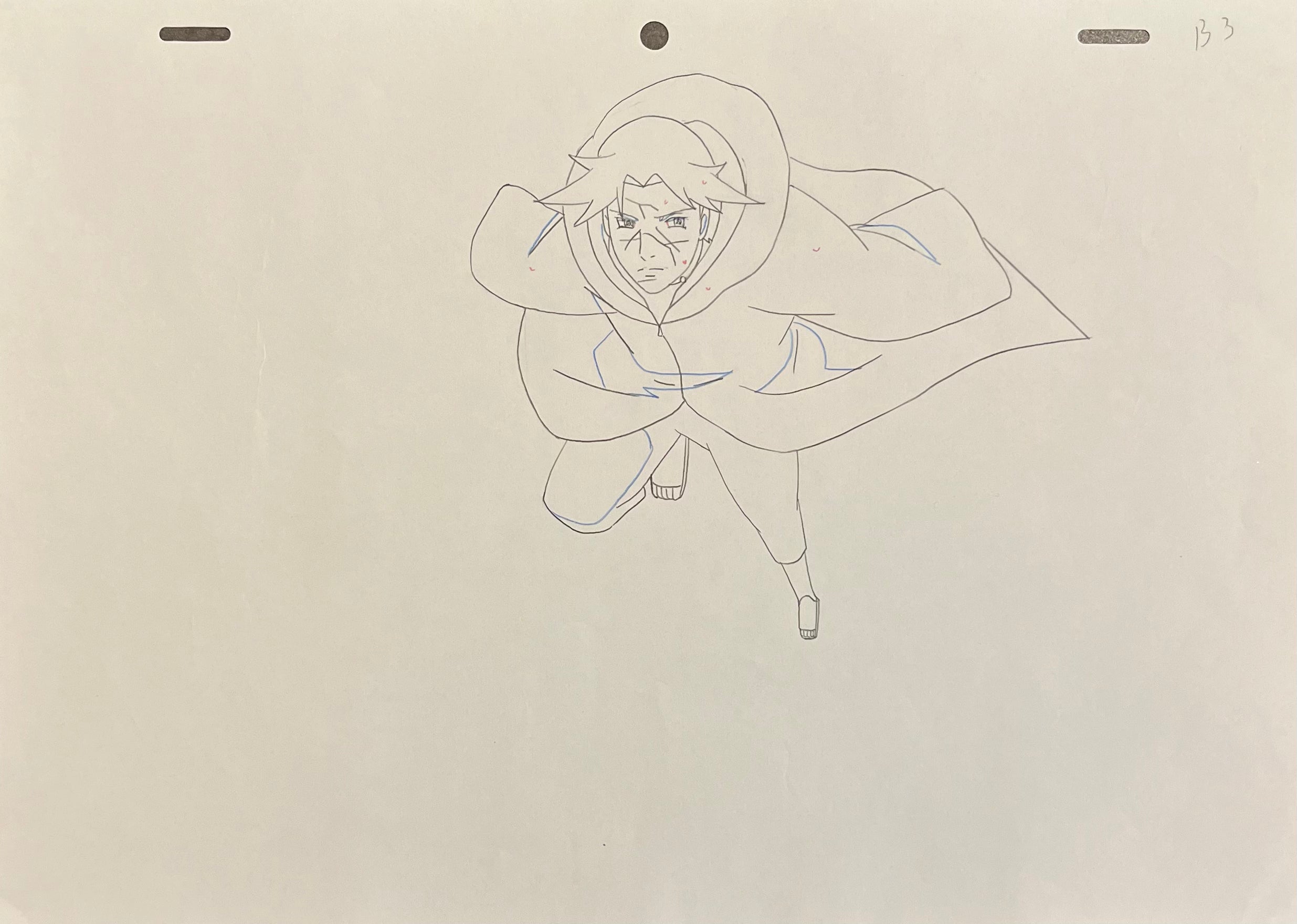 Boceto original de Naruto (Itachi)