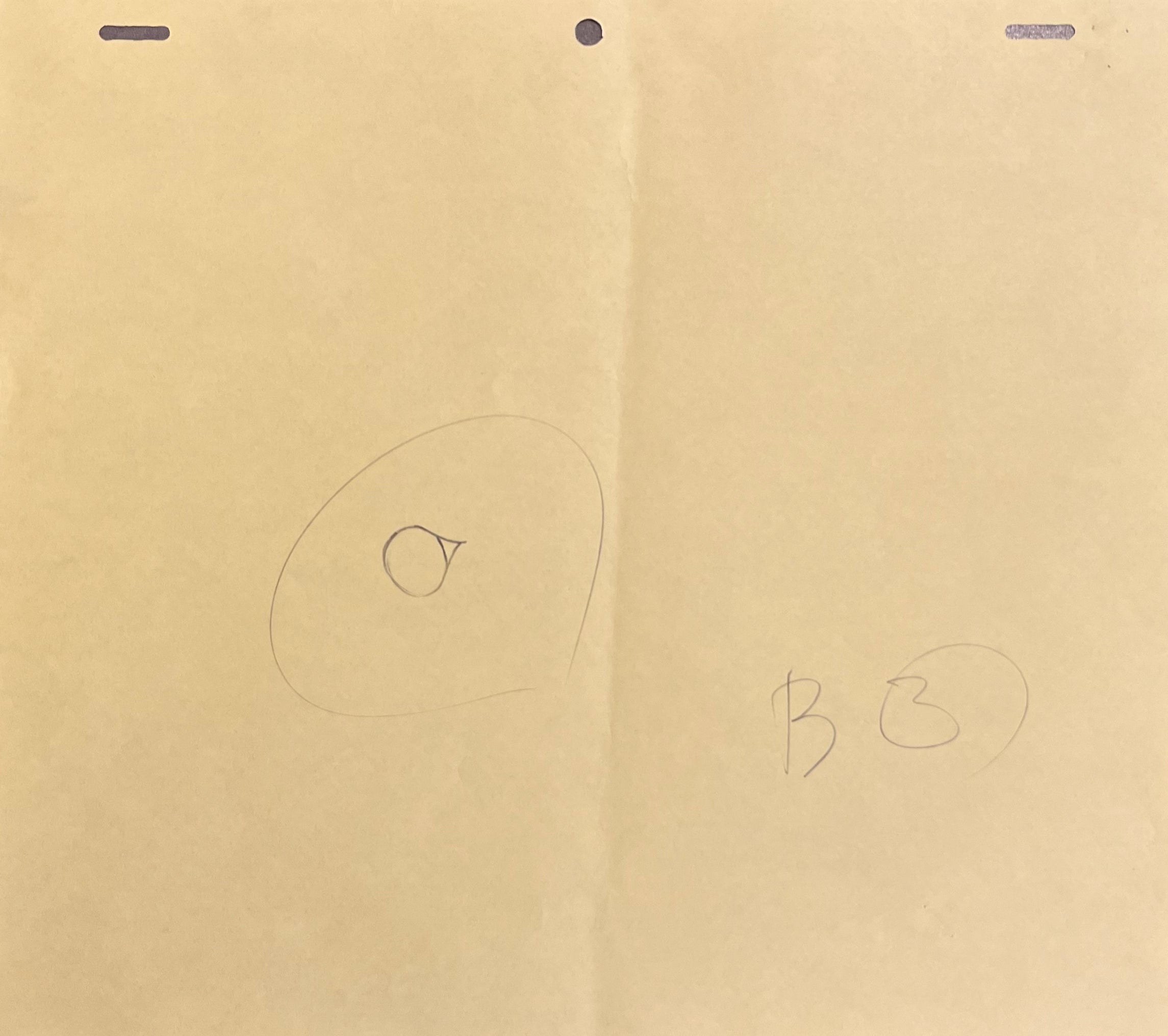 Boceto original de Sailor Moon (Serena Tsukino)