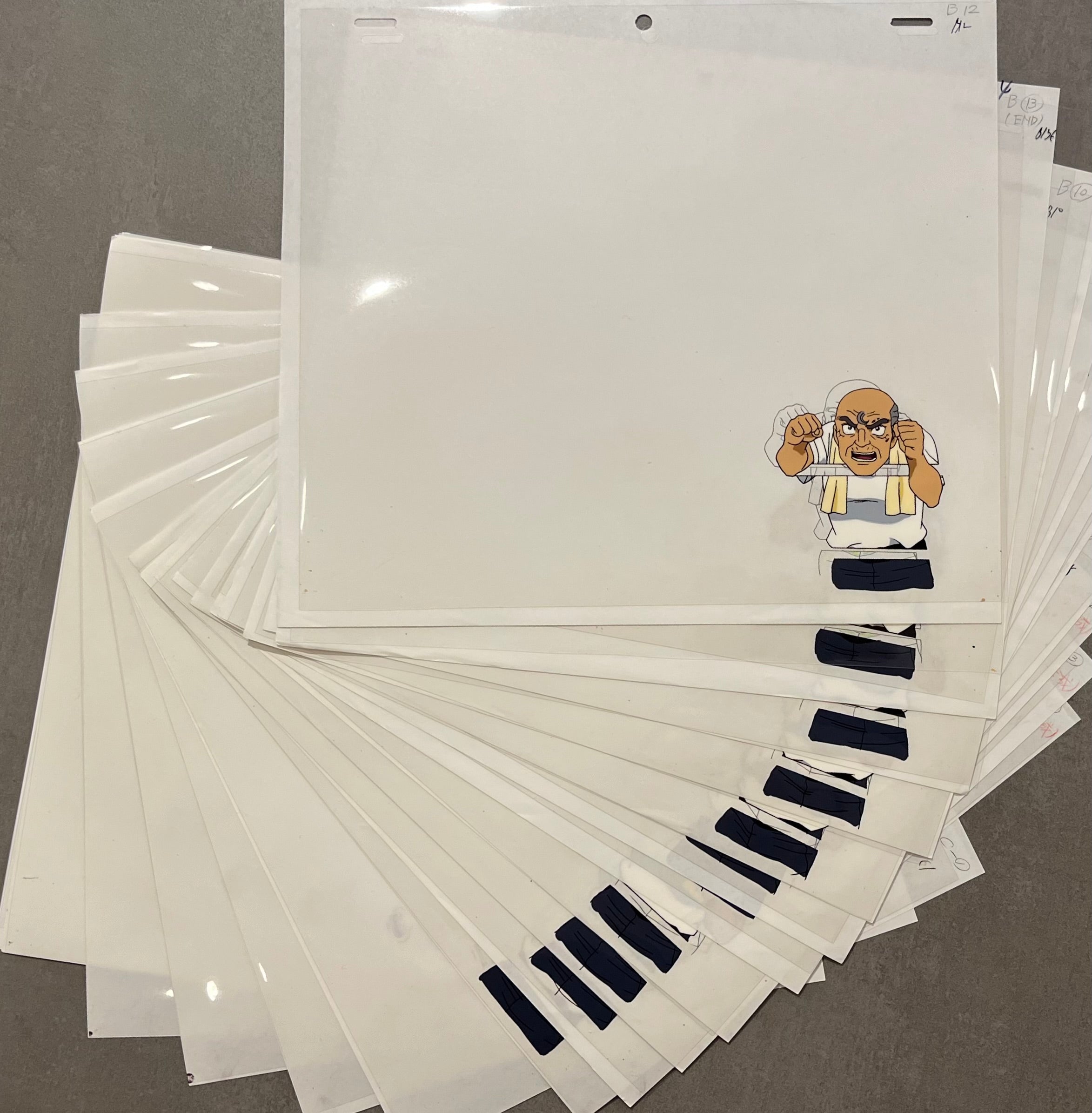 Hajime No Ippo Original Cels and Sketch (Genji Kamogawa)