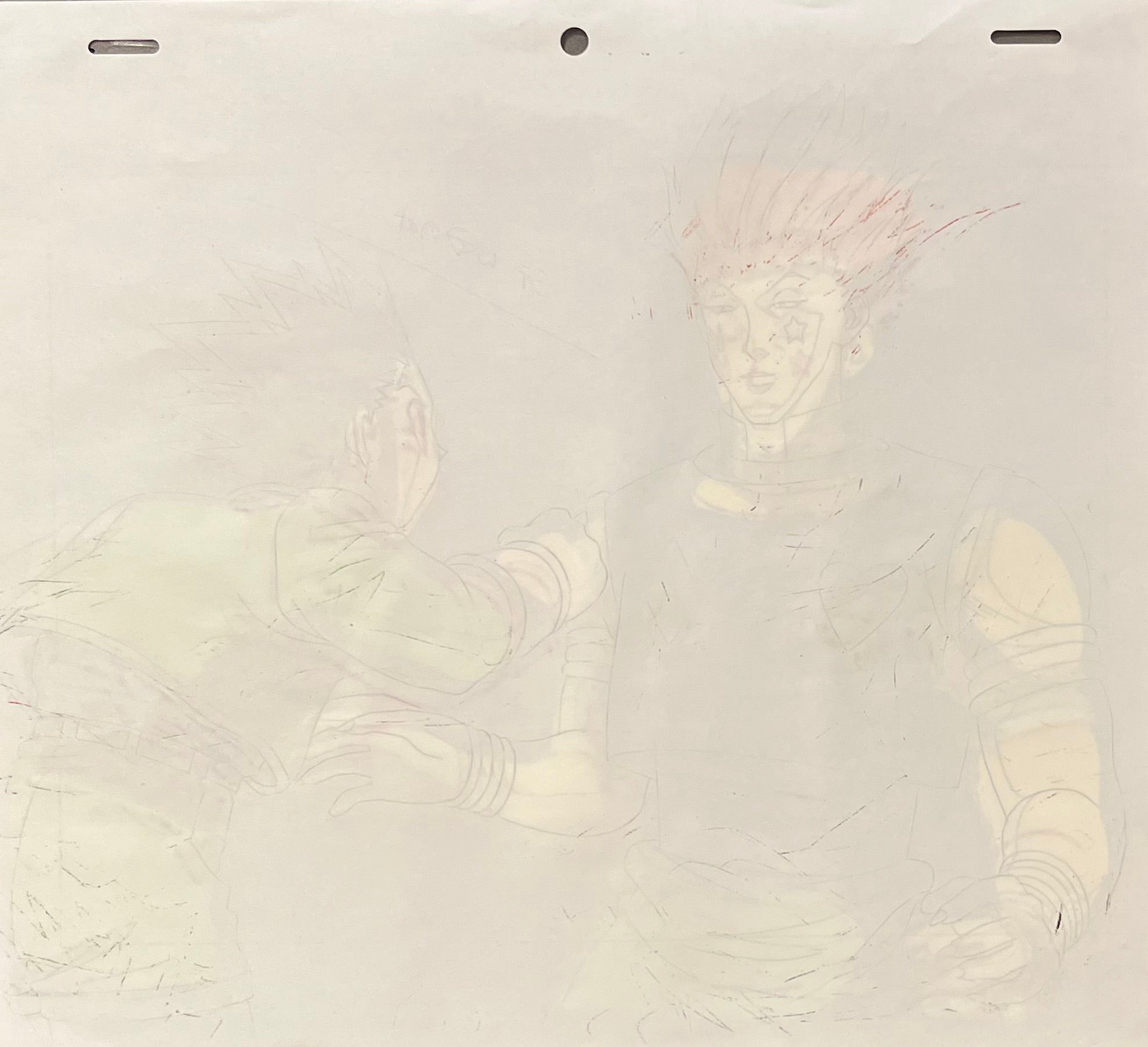 全职猎人 原画胶片与手稿 (小杰和西索)