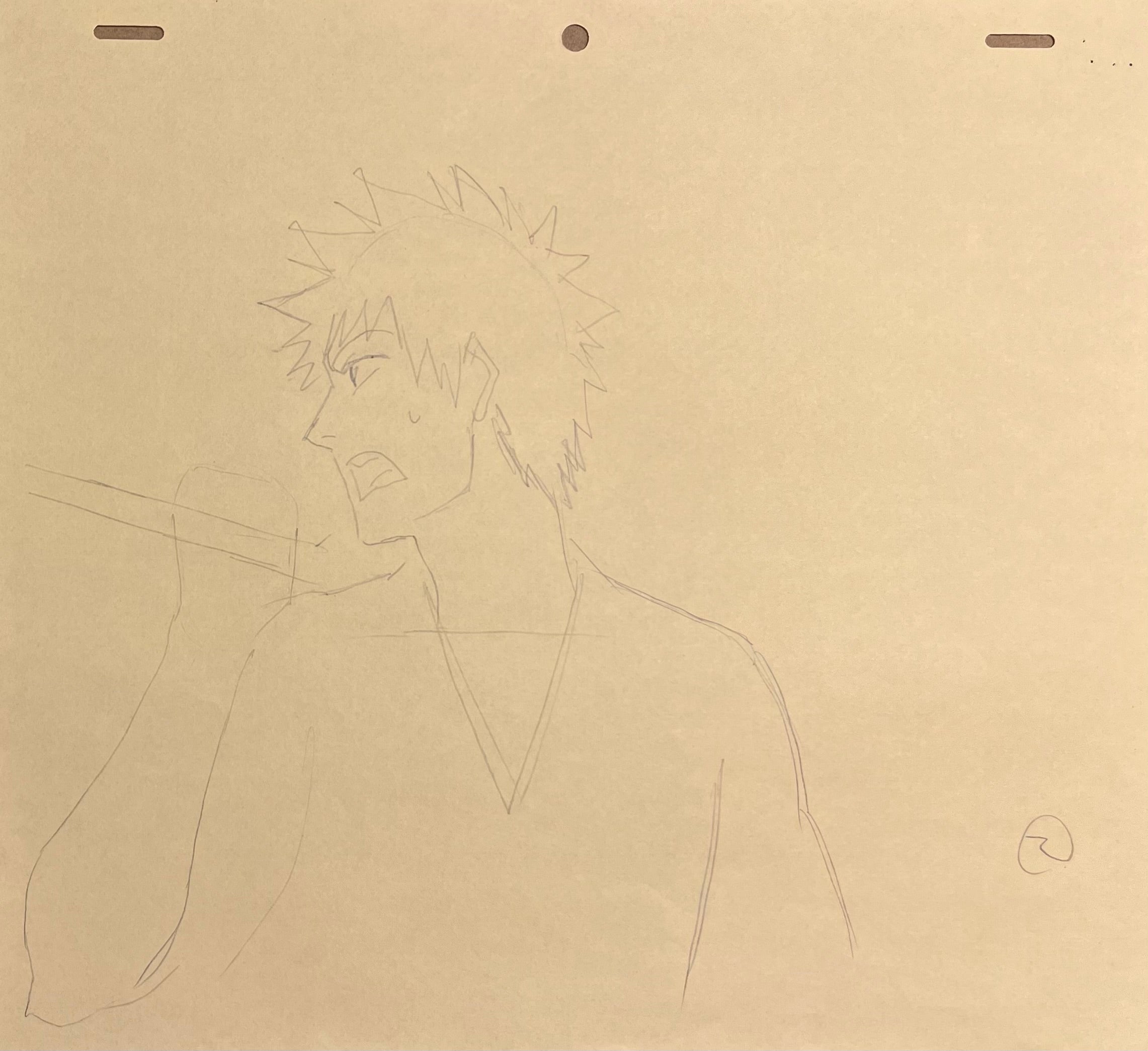Dibujo original de Bleach, página 3 (Kurosaki Ichigo)