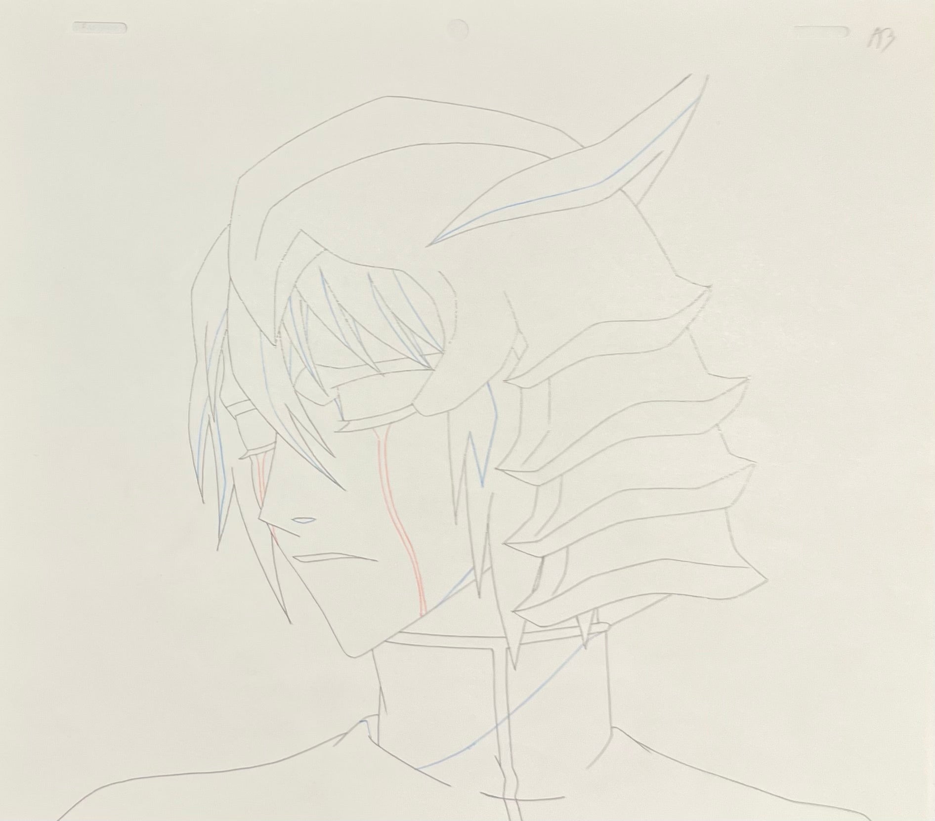 Dibujo original de Bleach, página 2 (Ulquiorra Cifer)