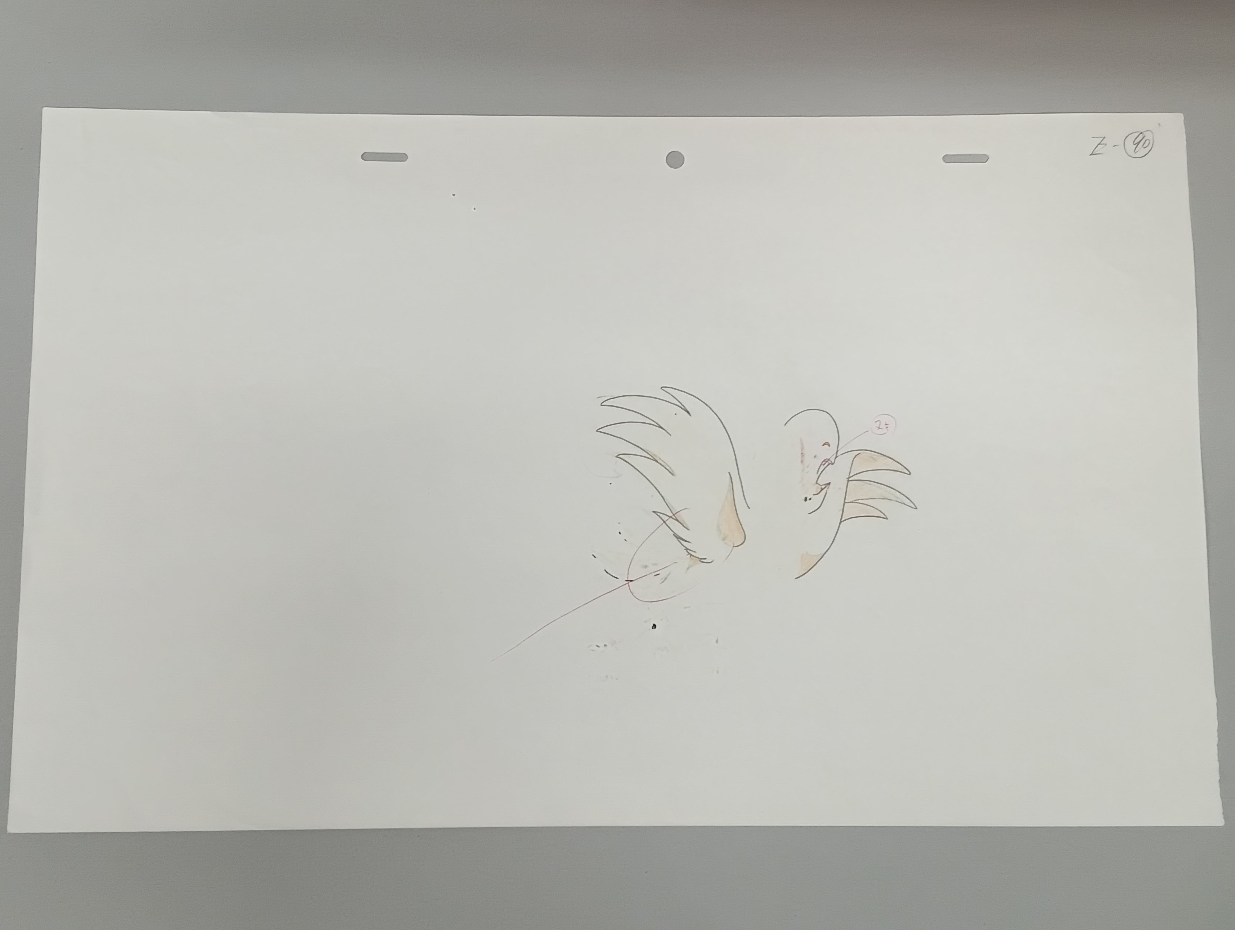 狮子利奥（白狮金巴）原画和素描