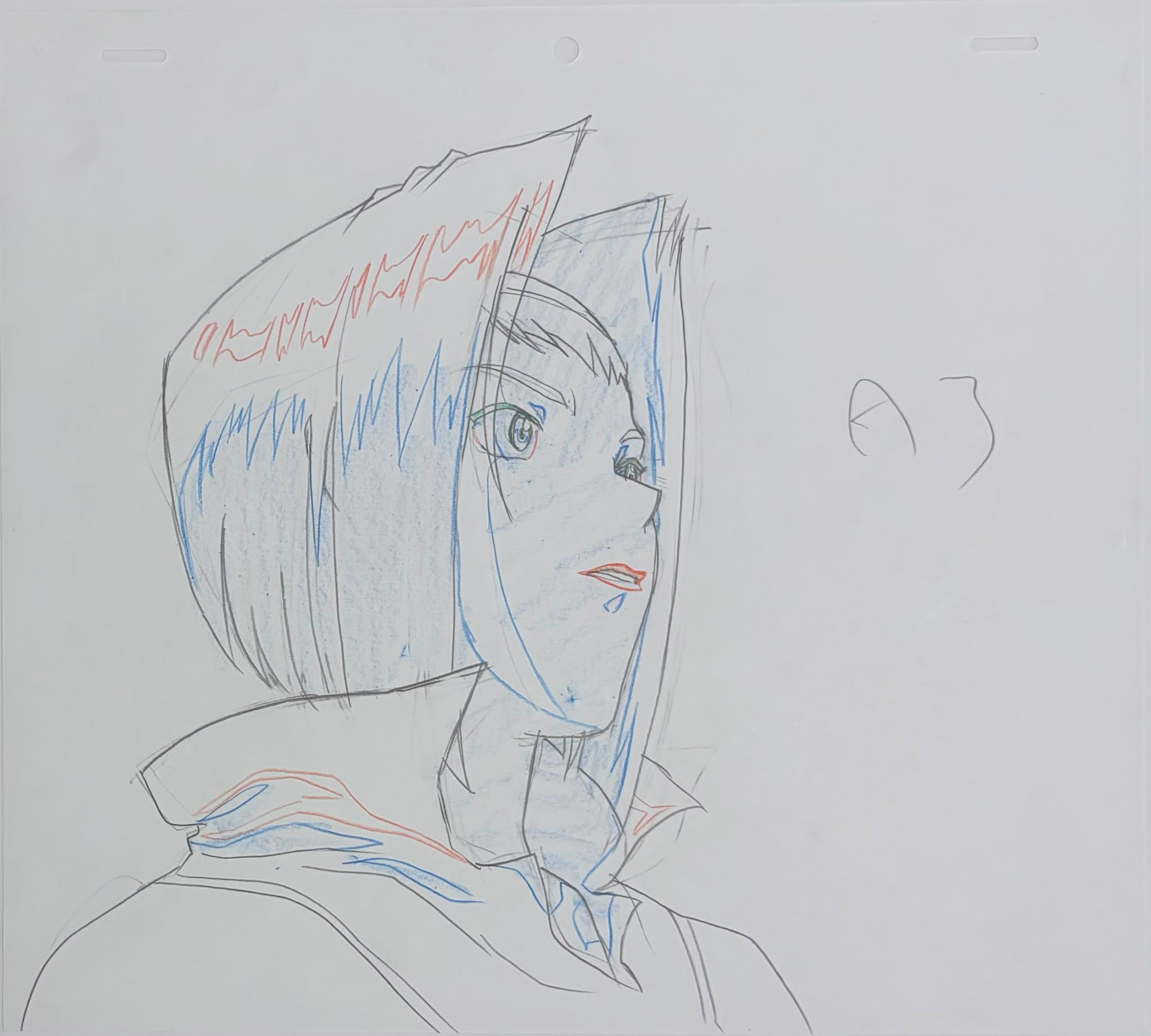 Cowboy Bebop - Dibujo original (Faye Valentine) Set de 3 páginas