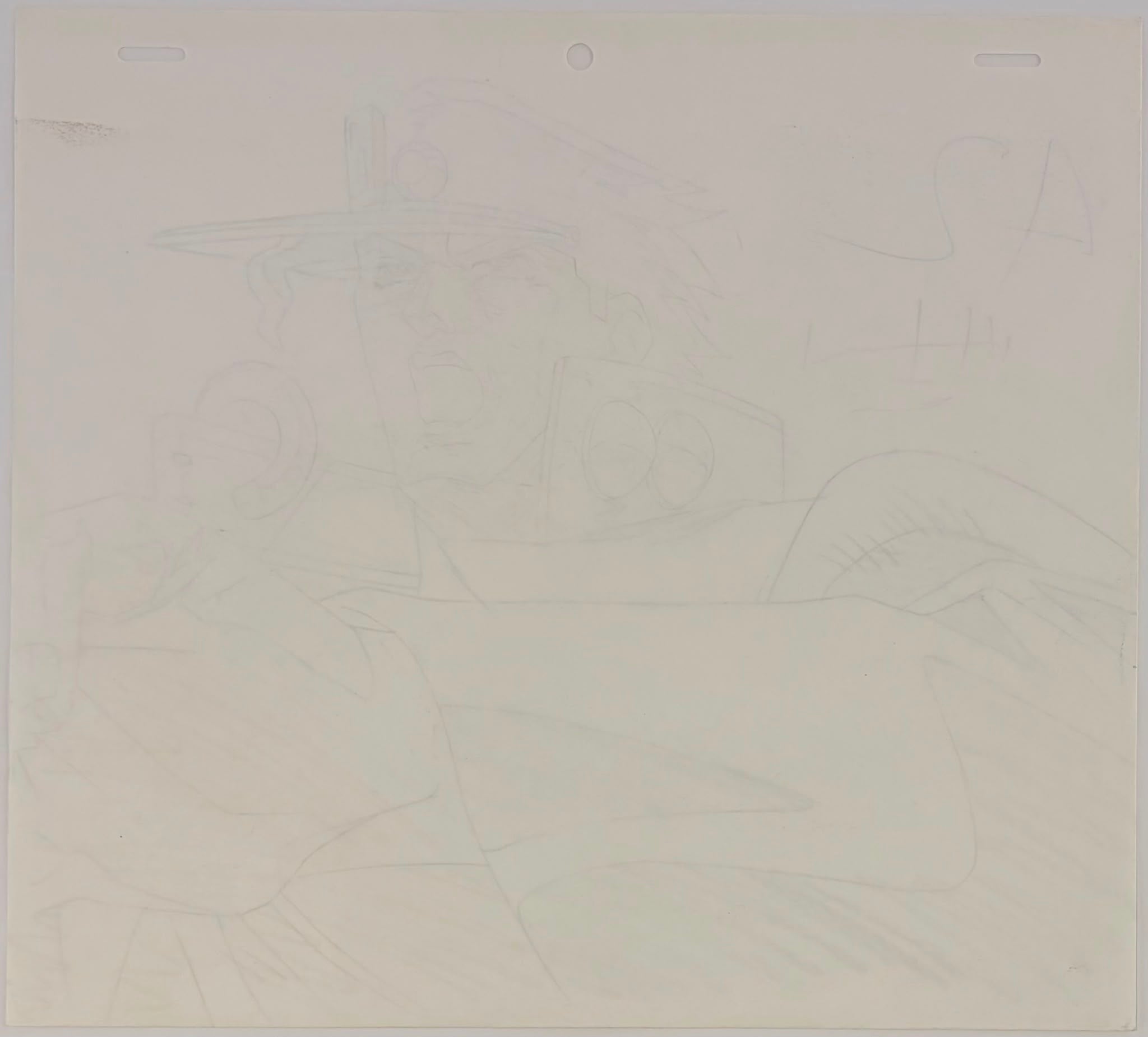 Boceto original de Jojo's Bizarre Adventure (Jotaro Kujo)