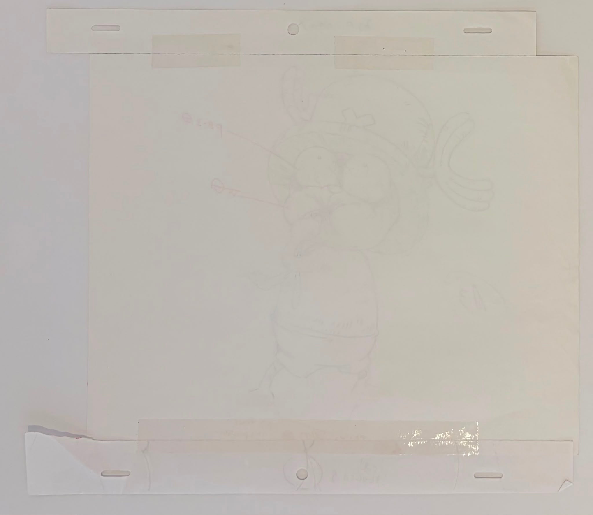 One Piece Original Genga, Layout Copy & Timesheet (Tony Tony Chopper) 5-Piece Set