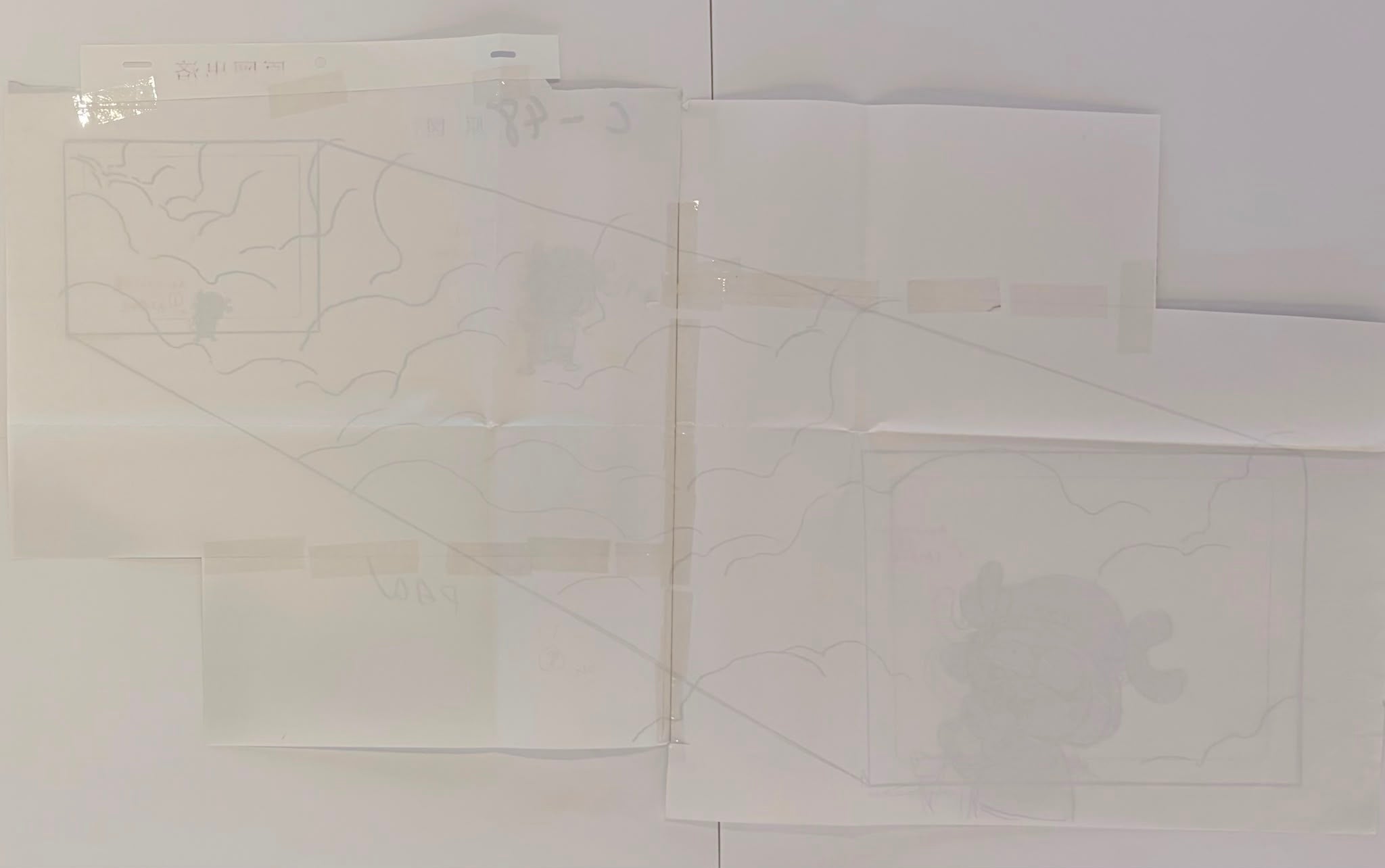 One Piece Original Genga, Layout Copy & Timesheet (Tony Tony Chopper) 5-Piece Set