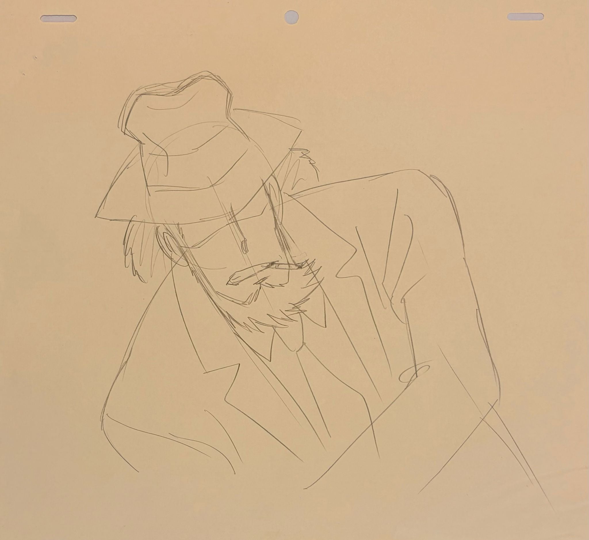 Lupin III Original Sketch (Daisuke Jigen)