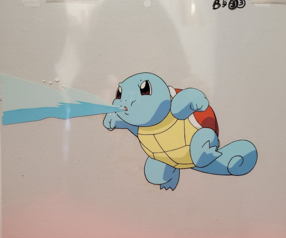 Pokémon Original Cel & Sketch (Squirtle)