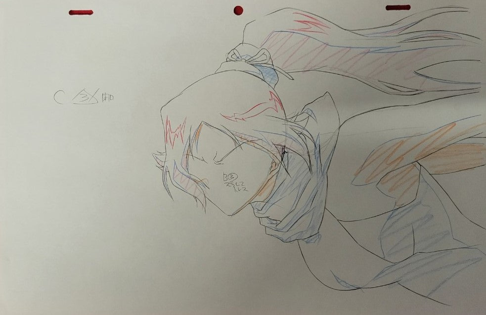 Boceto original de Bleach (Shihouin Yoruichi)