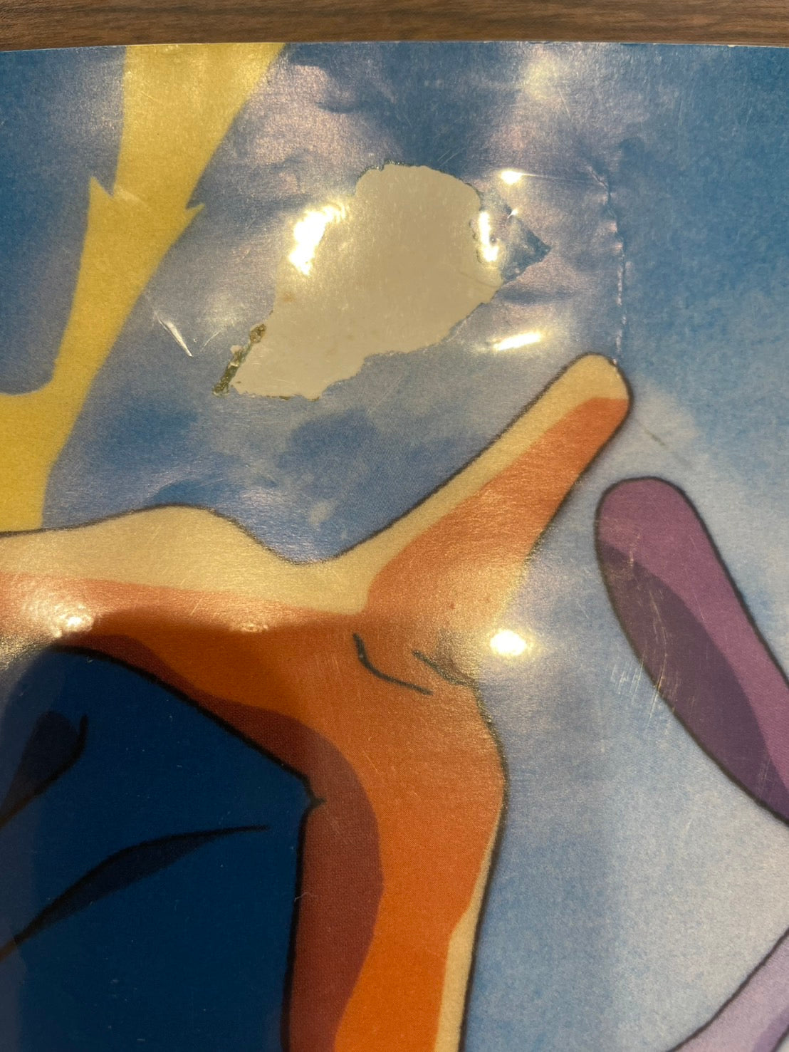 Póster de Pokémon descatalogado de los 90 (dañado)