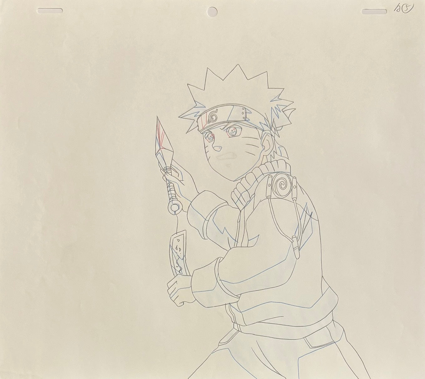 Naruto Original 3 Page Sketch (Naruto Uzumaki)