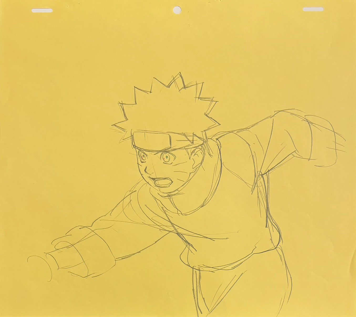 Naruto Original 3 Page Sketch (Naruto Uzumaki)