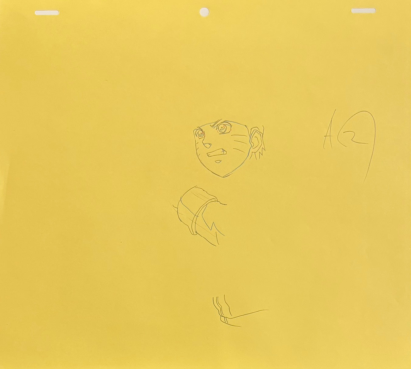 Naruto Original 3 Page Sketch (Naruto Uzumaki)