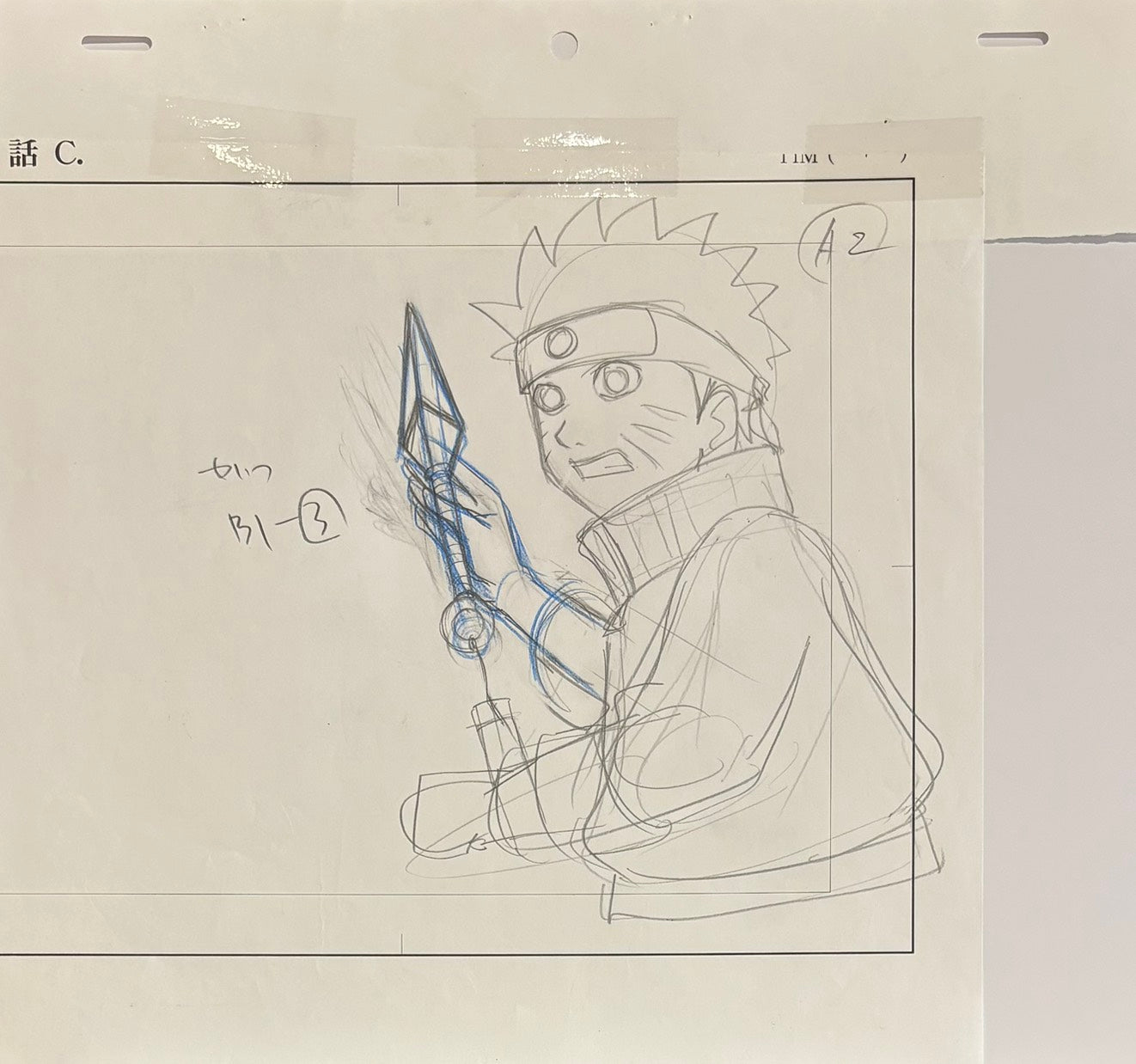 Naruto Original 3 Page Sketch (Naruto Uzumaki)
