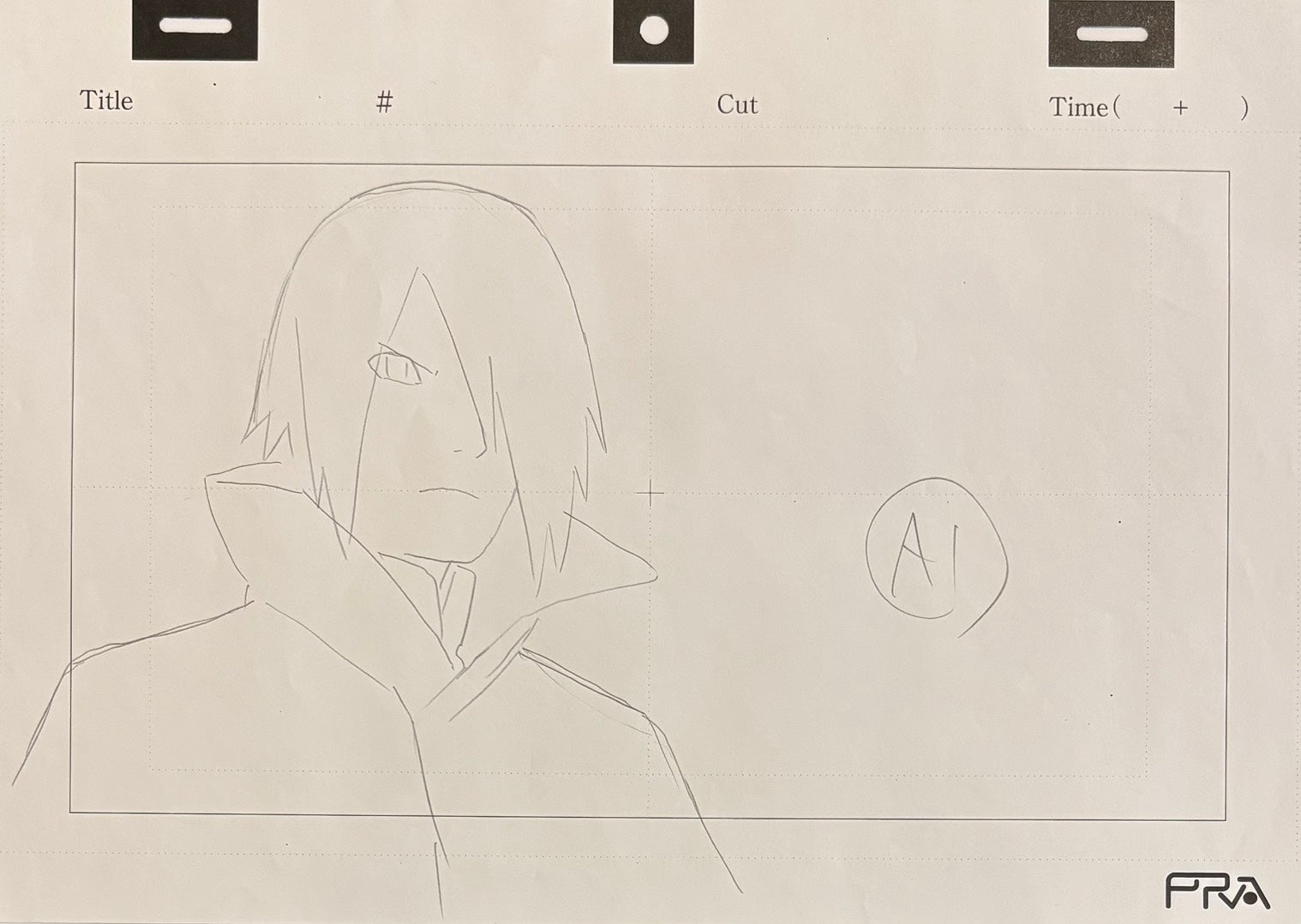 Boruto - Naruto Next Generations - Original 2 Page Drawing (Sasuke)